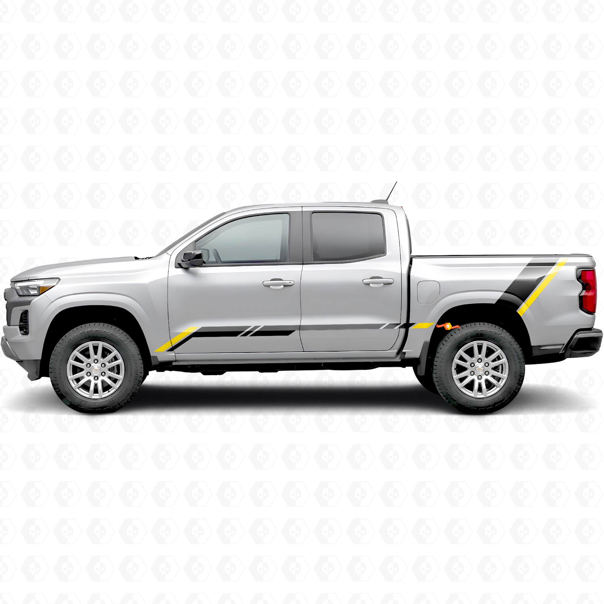 Strisce in Vinile da Porta e Fianco Rising Accent per Chevrolet Colorado 3ª Gen 2023-2026