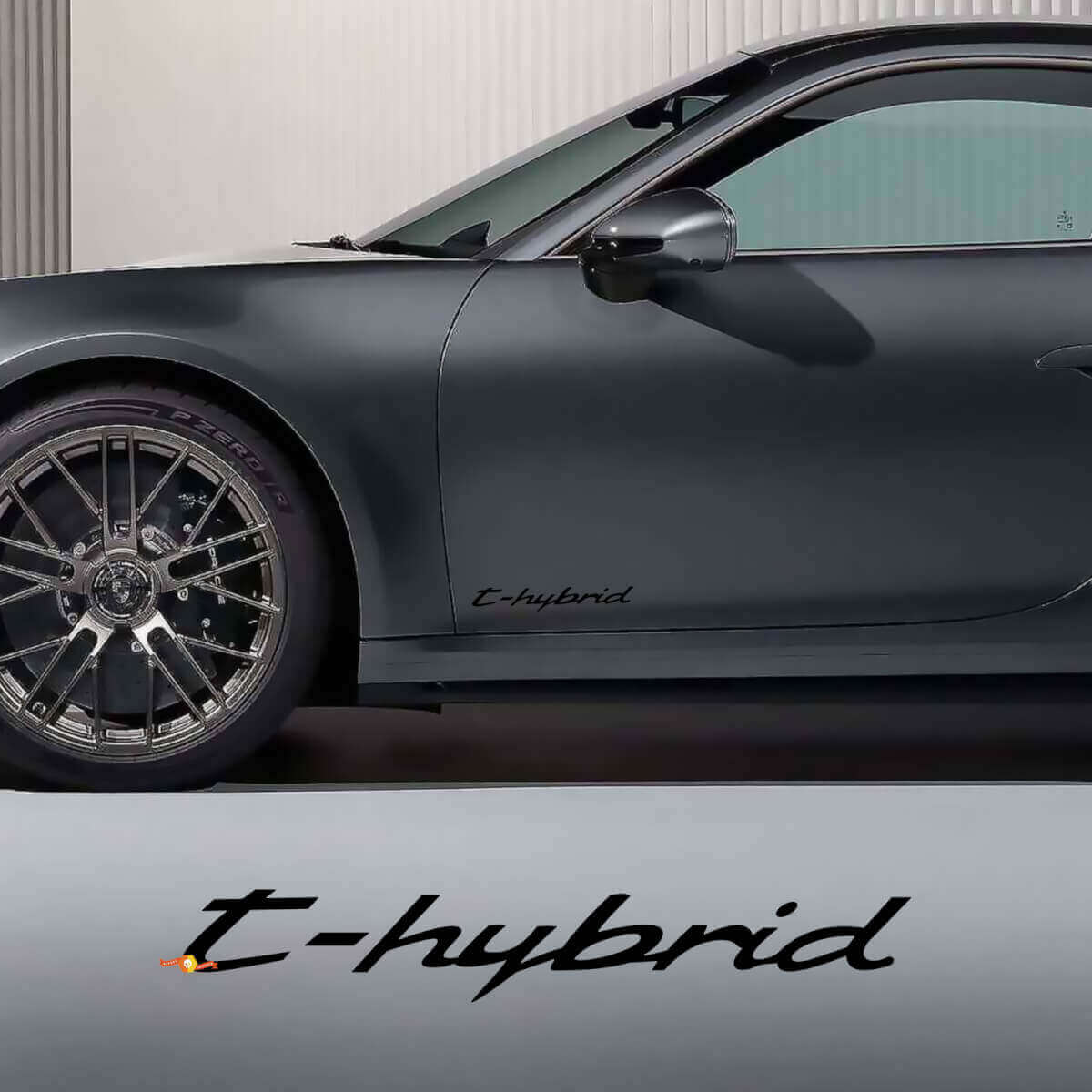 Kit di decalcomanie in vinile per porta laterale T-Hybrid per Porsche 911