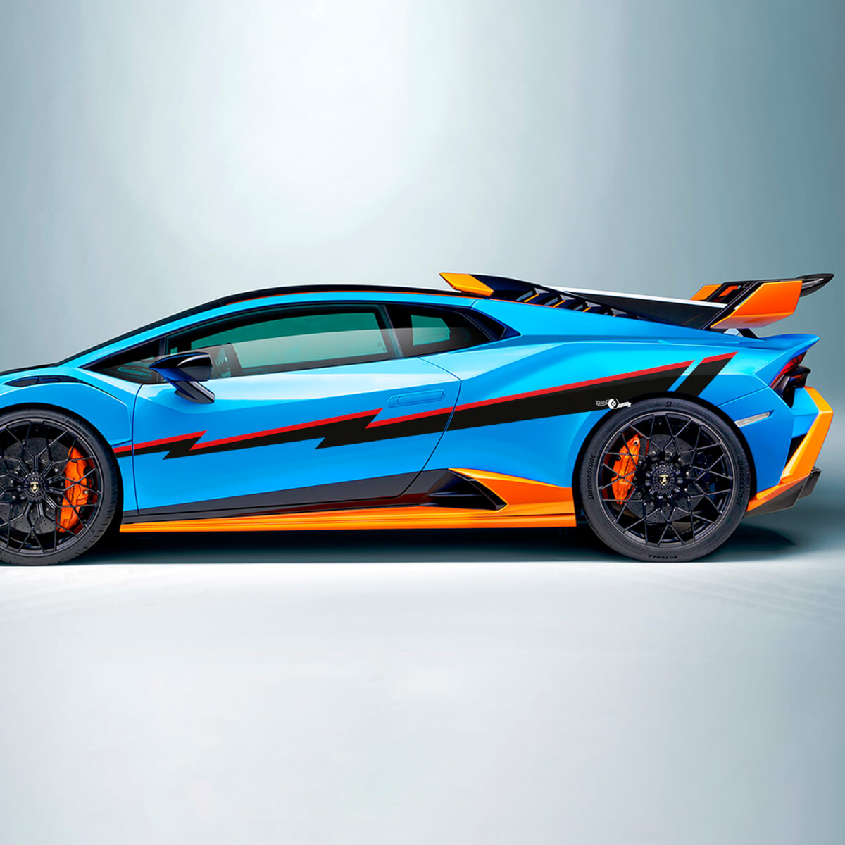 STO Strisce Laterali Adesivo in Vinile Grafica per Lamborghini STO
