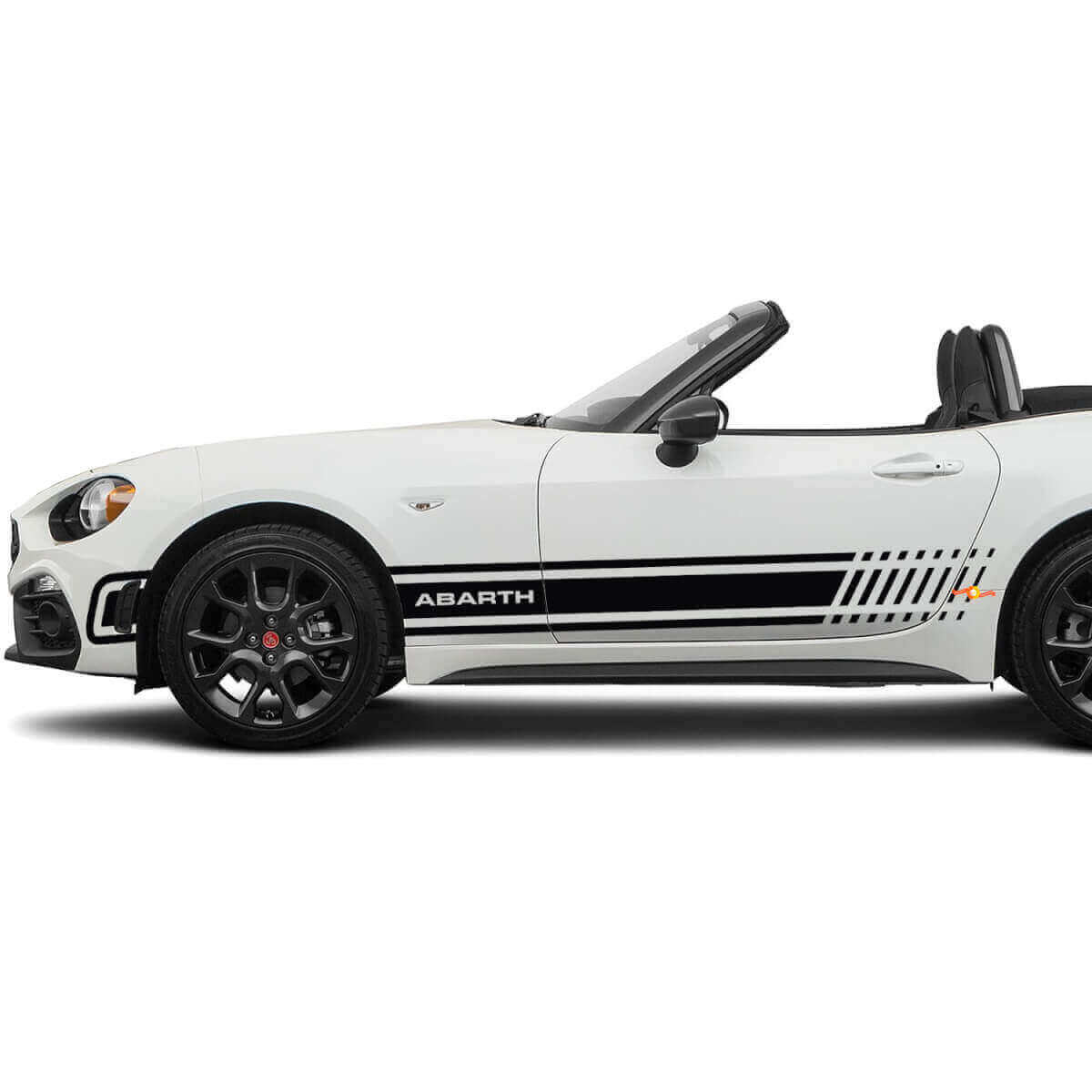 Adesivo grafico a strisce laterali per Fiat 124 Spider Abarth
