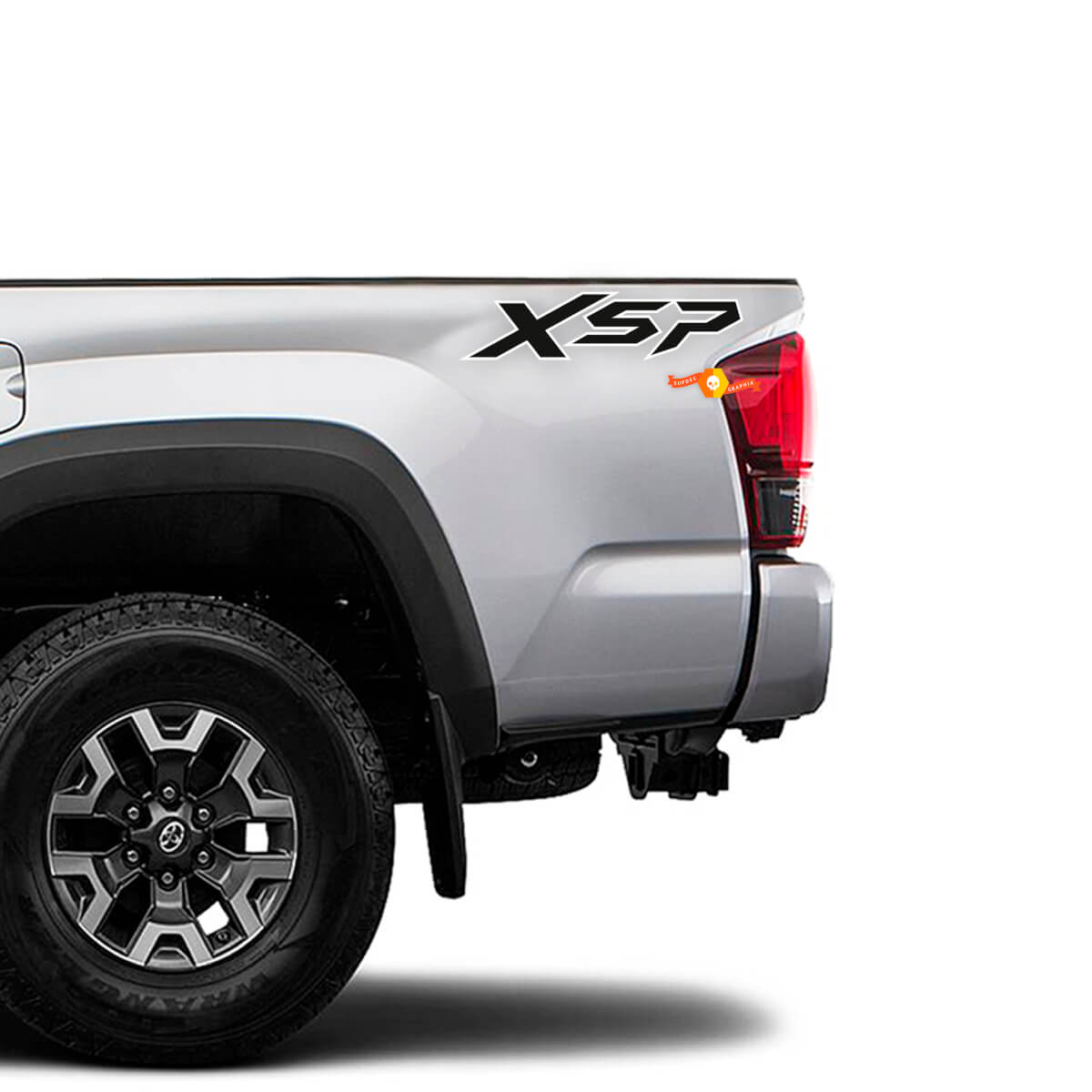 Coppia di adesivi in vinile laterali XSP per Toyota Tacoma
