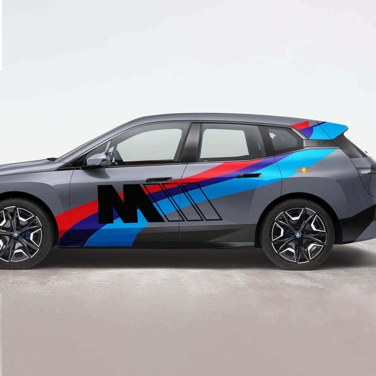 Kit Adesivi in Vinile M Performance Strisce Laterali per BMW iX