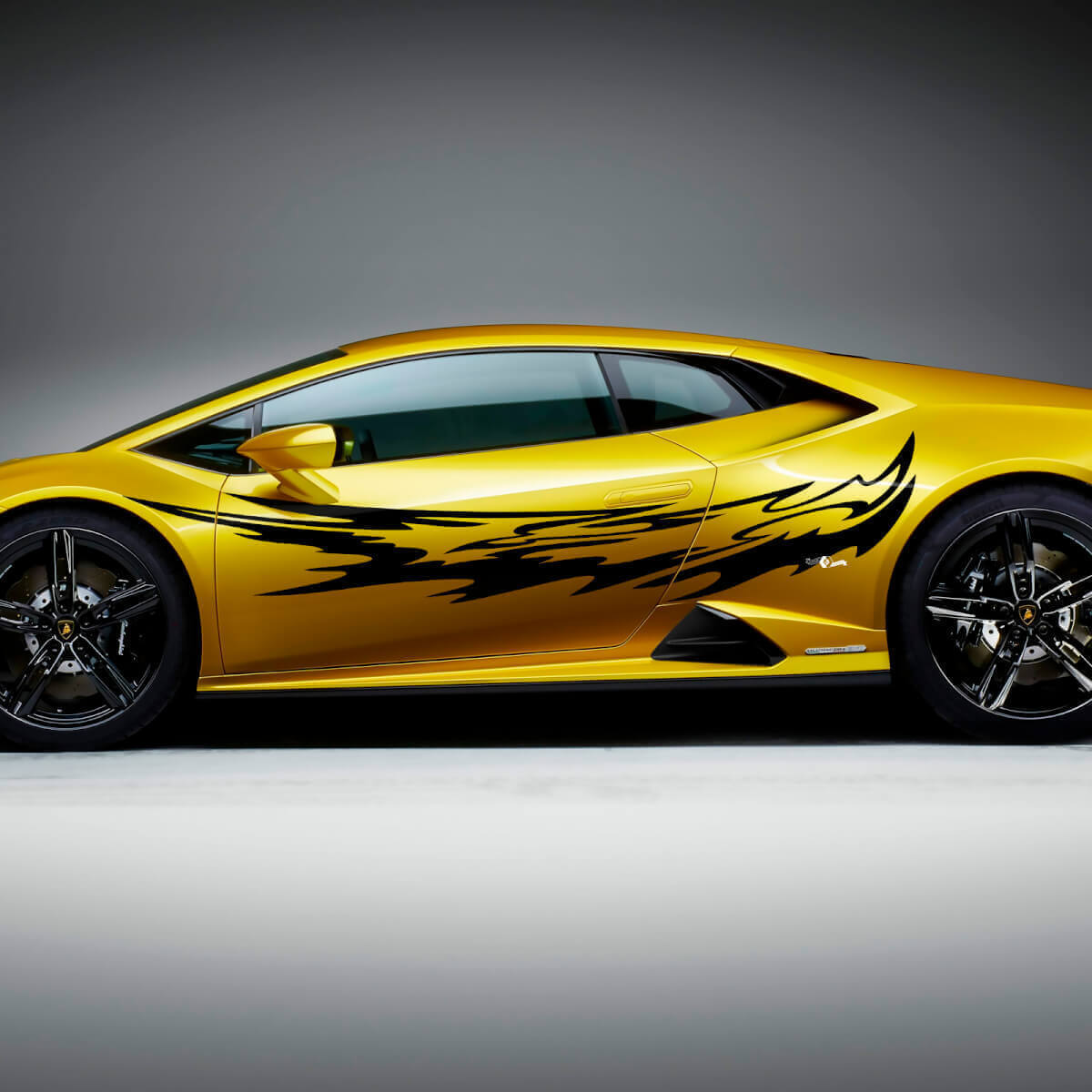 Adesivo in Vinile Grafico Laterale Tribale Lightning per Lamborghini Huracan Evo