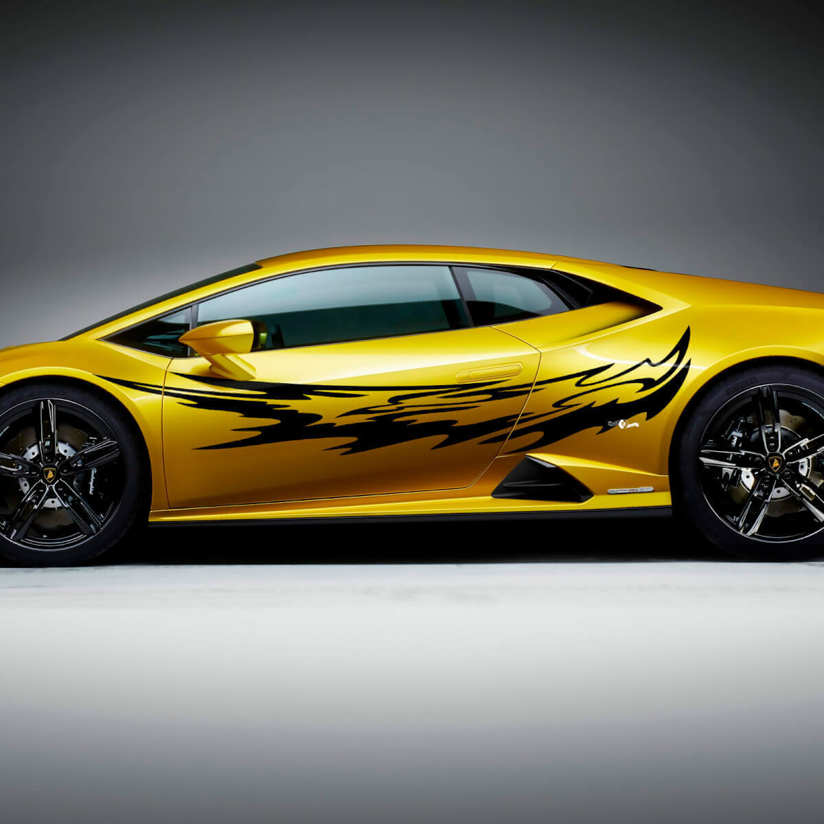 Grafica laterale Adesivo in vinile Racing per Lamborghini Huracan Evo
