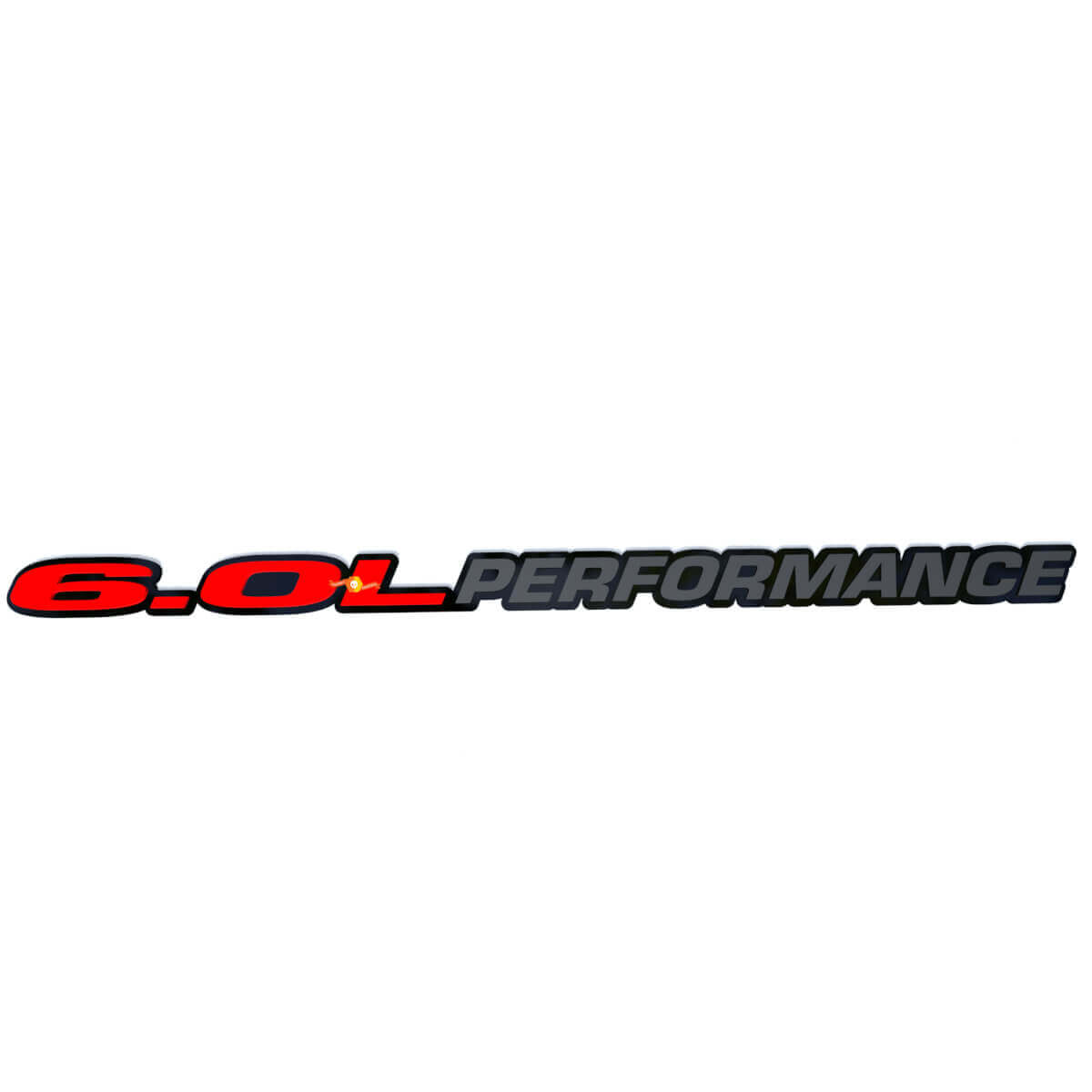 6.0 Emblema Badge Cofano Prestazionale 3D per Dodge Ram Powerstroke Truck 6.0L
