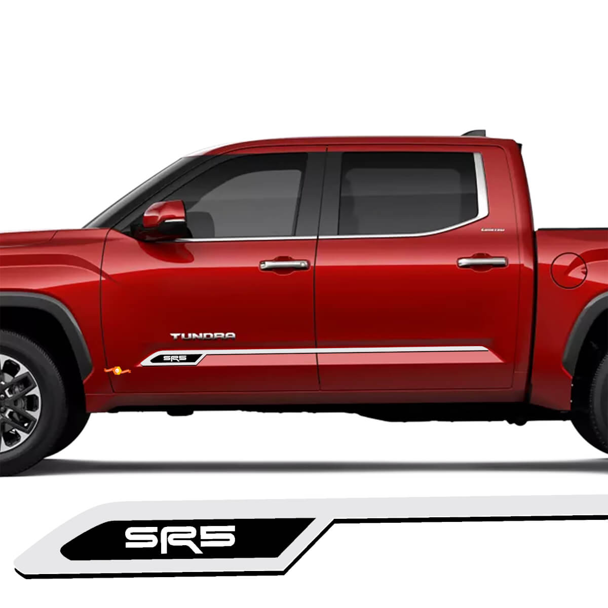 Adesivi in vinile per pannelli laterali adatti a Toyota Tundra 2025 e successivi