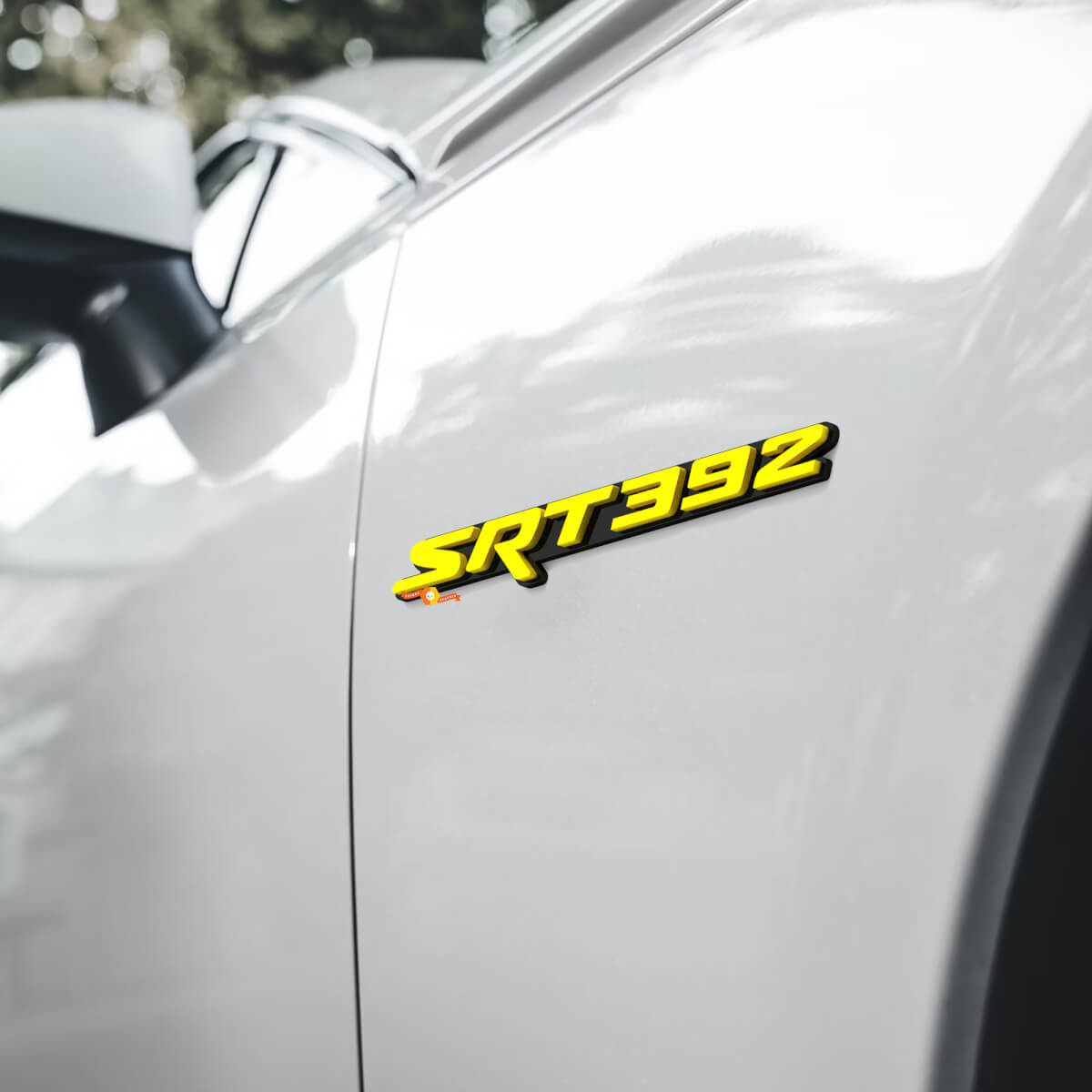 2x Stemma badge parafango SRT 392 3D Badge HEMI