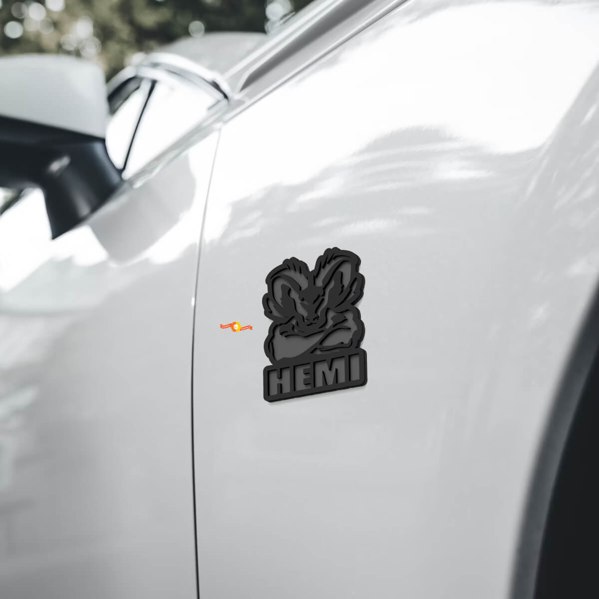 Emblema parafango 3D Hemi Ram Muscle