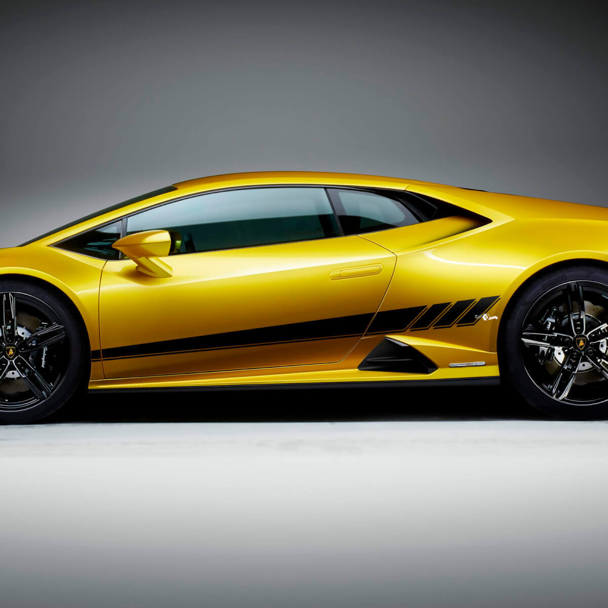 Adesivi Strisce Laterali Grafica in Vinile Racing 3 per Lamborghini Huracan Evo