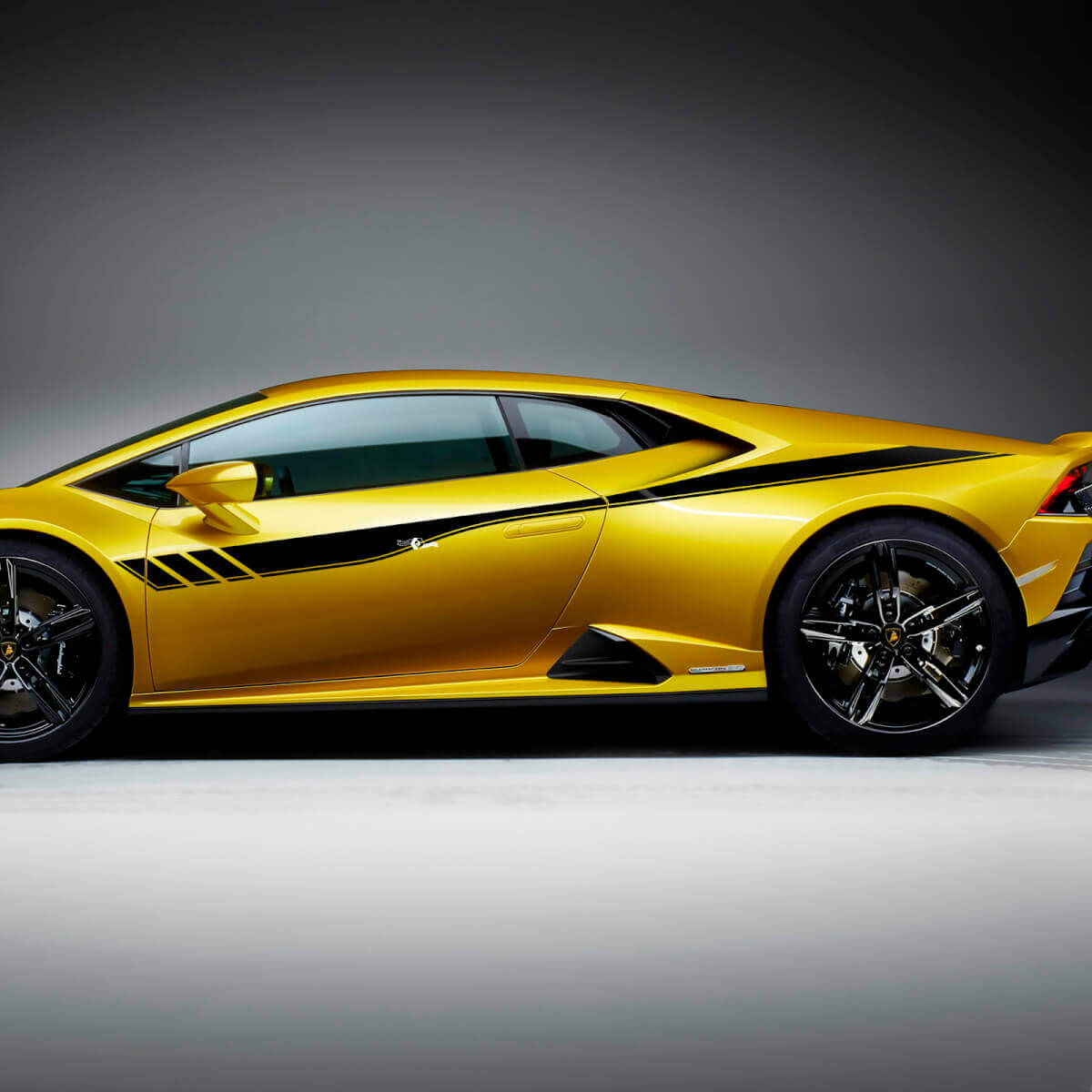 Strisce Laterali Grafiche Adesivo in Vinile da Corsa 2 per Lamborghini Huracan Evo