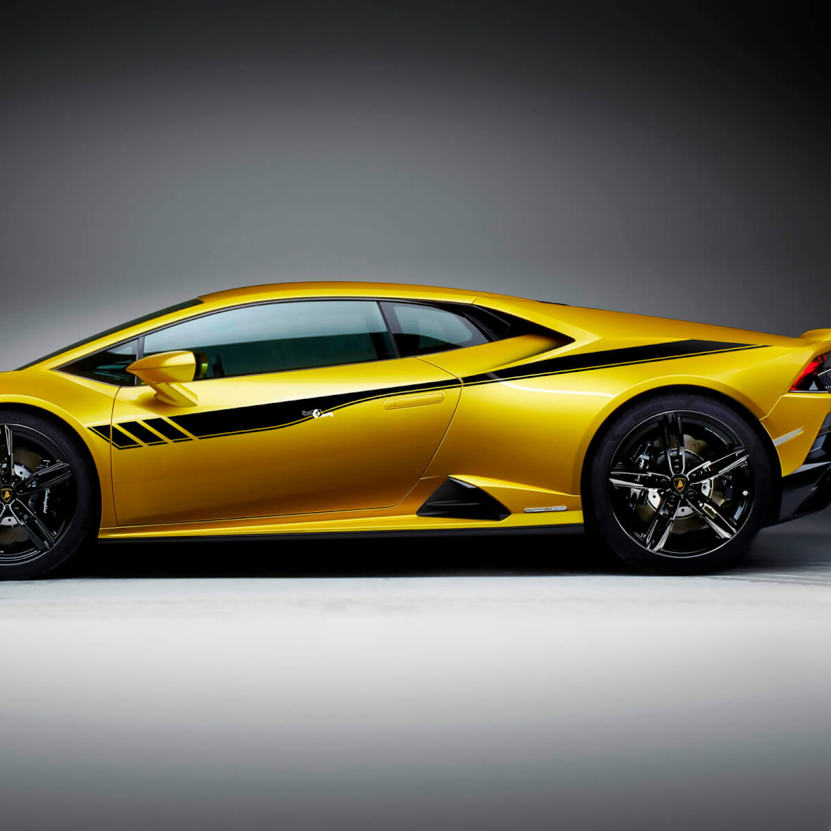 Adesivi in vinile per grafica a strisce laterali per Lamborghini Huracan Evo 5