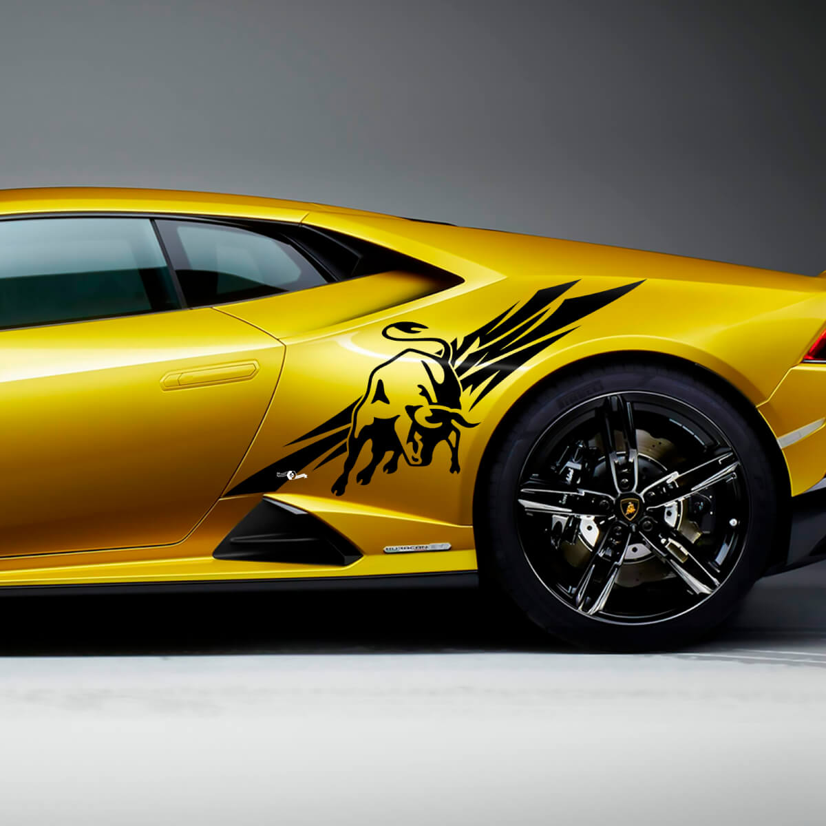 Grafica adesiva in vinile per parafango posteriore laterale per Lamborghini Huracan Evo