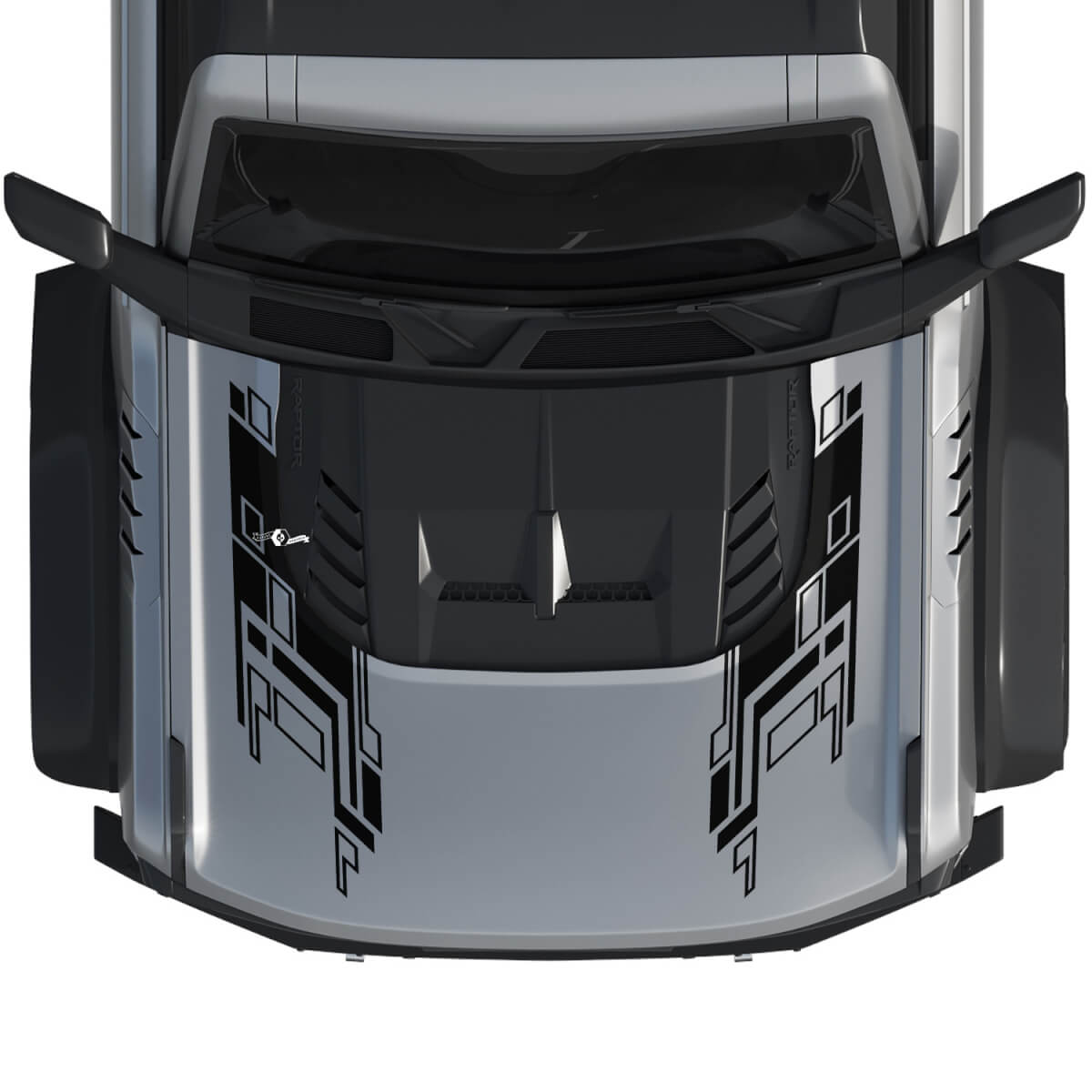 Adesivo grafico avvolgente per cofano Bronco Raptor per Ford Bronco