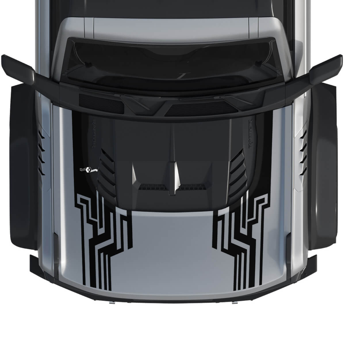 Adesivo grafico avvolgente per cofano Bronco Raptor per Ford Bronco 2
