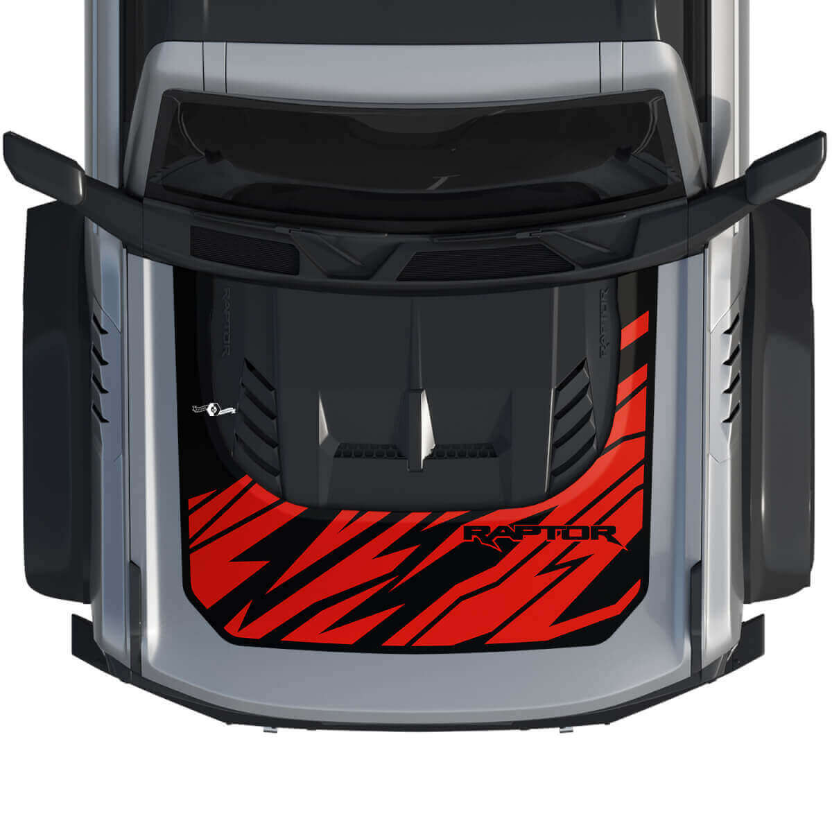 Hood Bronco Raptor Wrap Graphics Decal Sticker per Ford Bronco 2 colori 2
