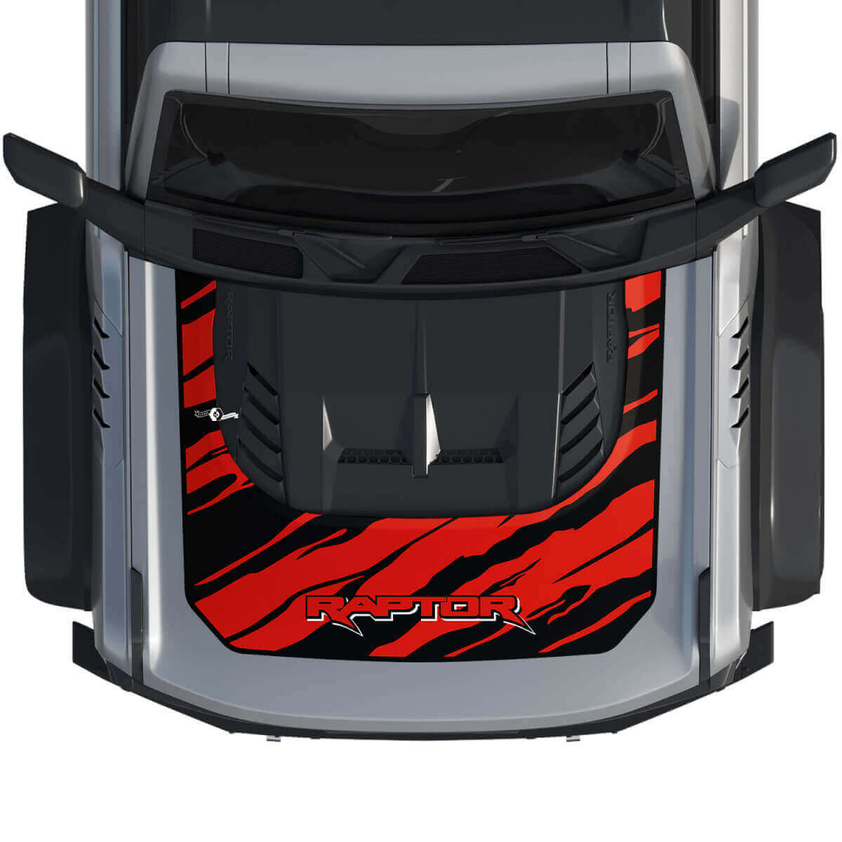 Hood Bronco Raptor Wrap Grafica Adesiva Sticker per Ford Bronco 2 colori 3
