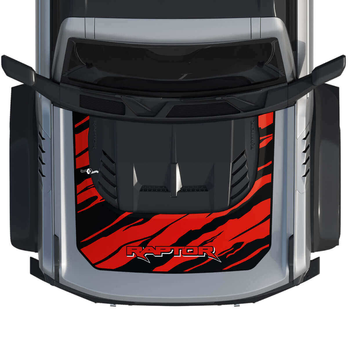 Adesivo decorativo per cofano 3 stile Musclecar horse power truck