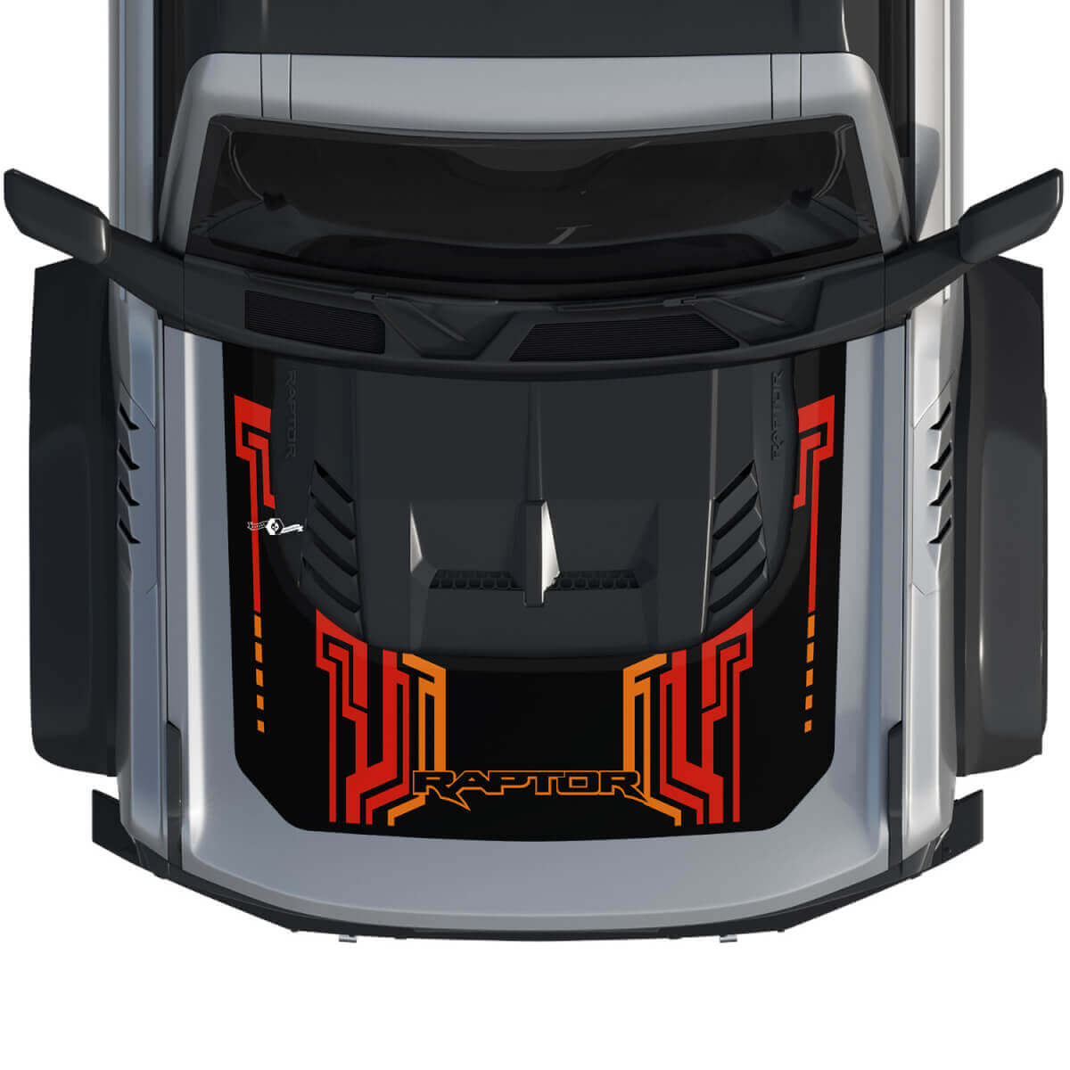 Adesivo grafico avvolgente per cofano Bronco Raptor per Ford Bronco 3 colori