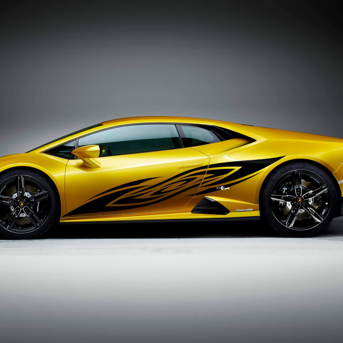 Grafica laterale da corsa Adesivo in vinile Grafica per Lamborghini Huracan Evo
