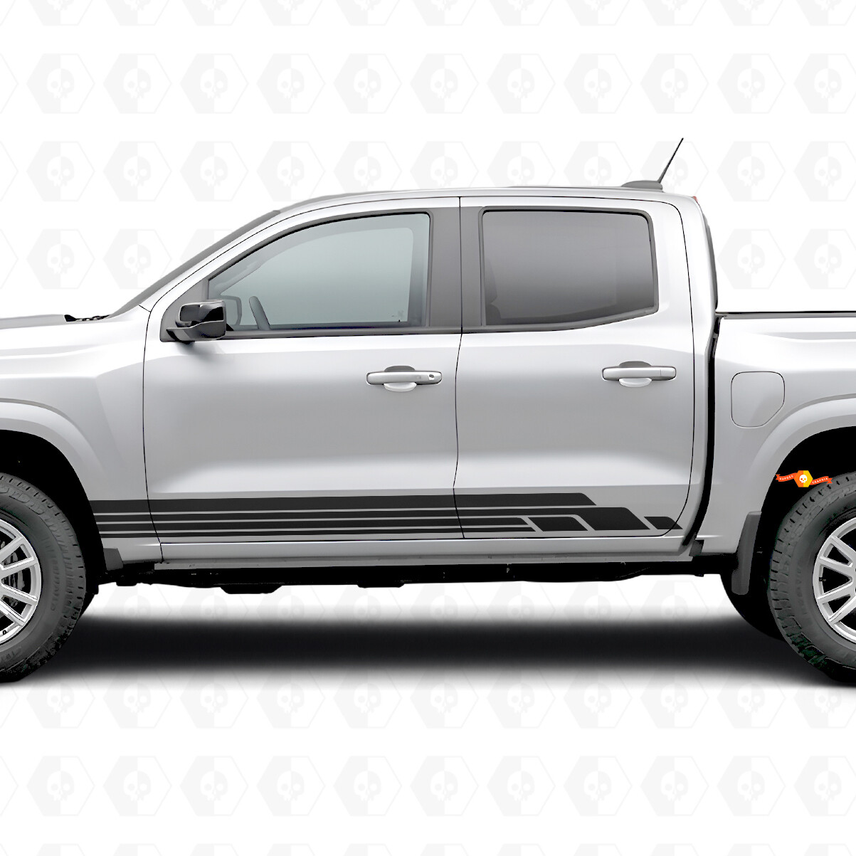 Strisce Vinile Stratificate per Porte e Soglie per Chevrolet Colorado 3a Gen 2023-2026