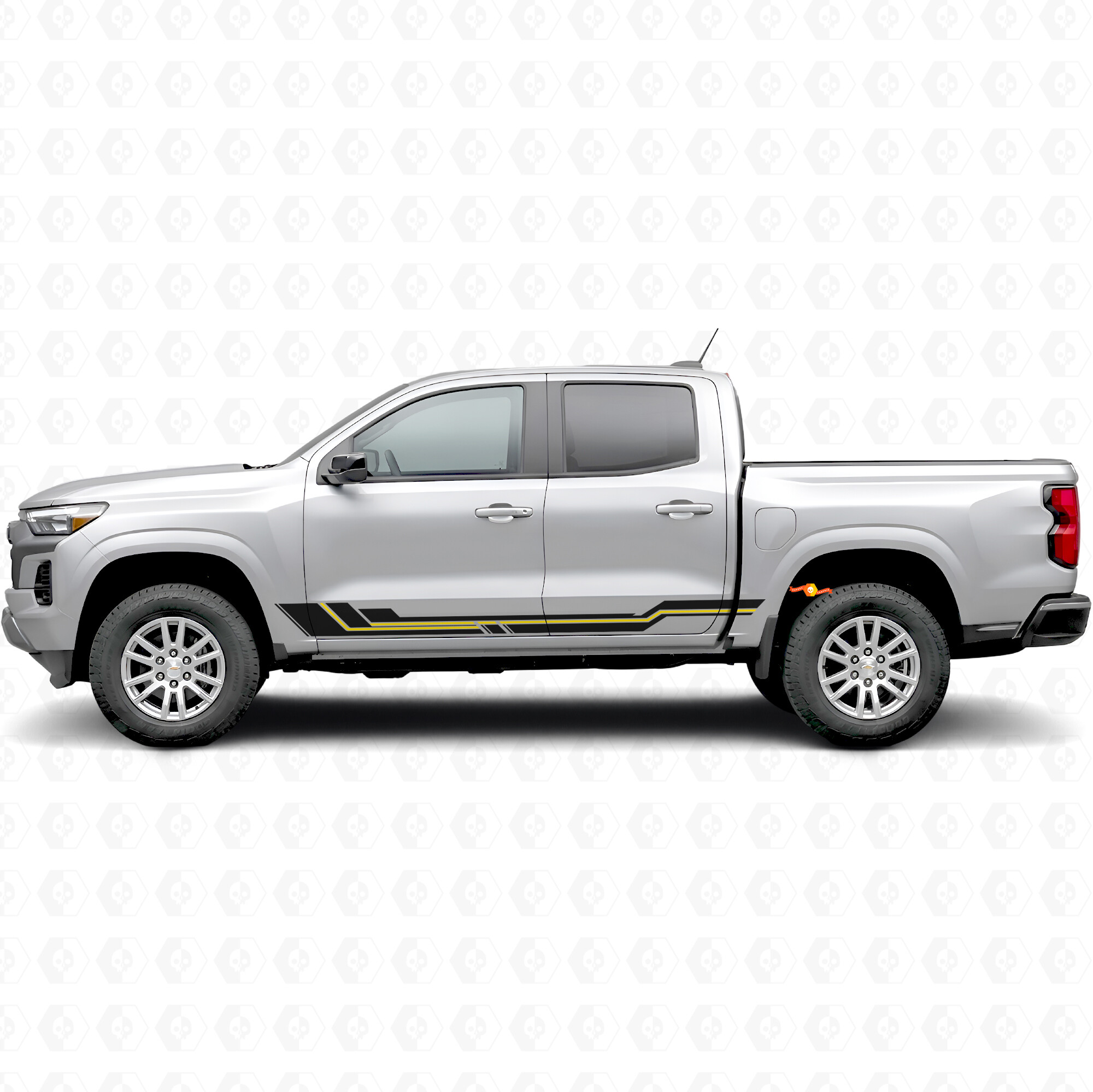 Strisce in Vinile Parallele per Porta e Minigonne per Chevrolet Colorado 3ª Gen 2023-2026
