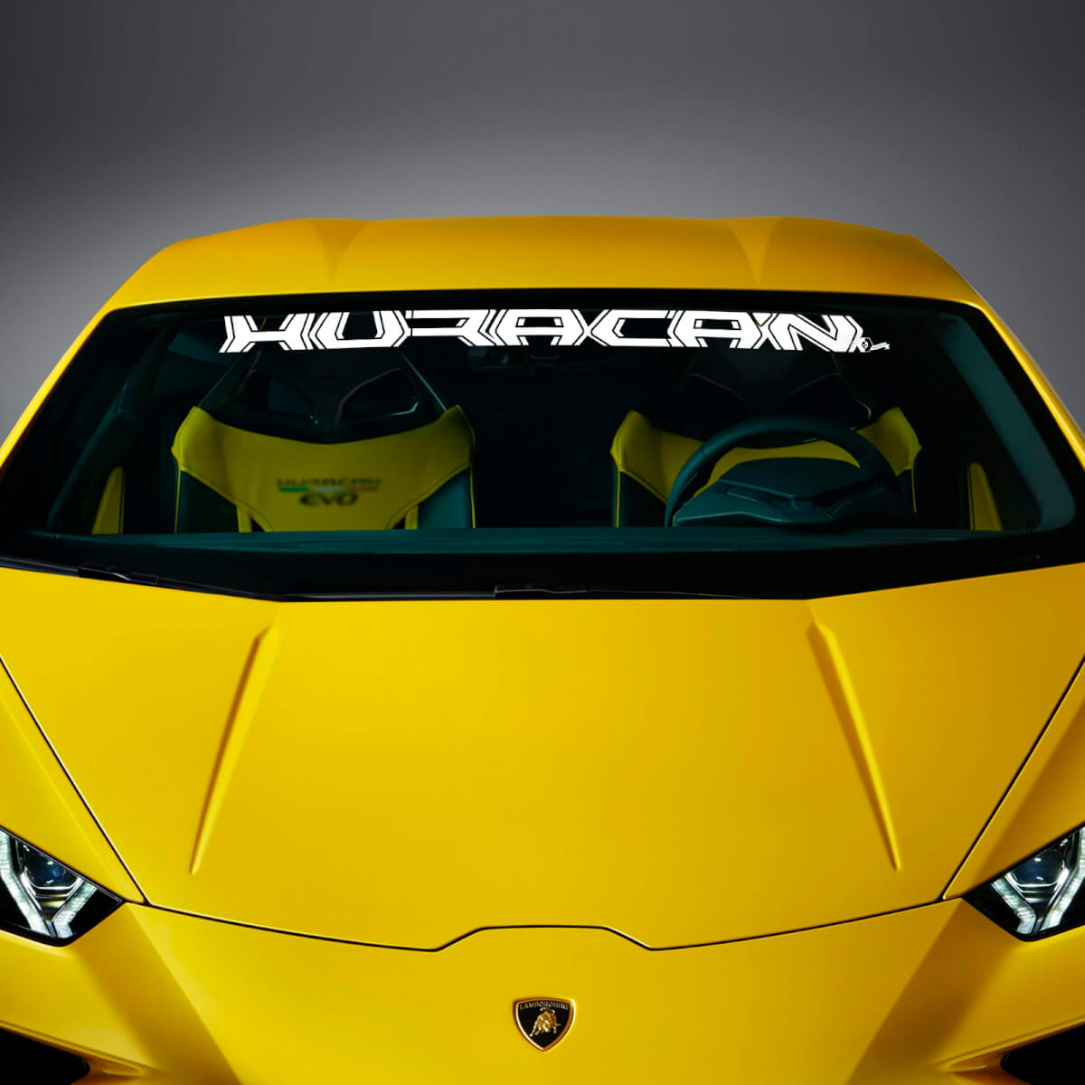 Adesivo in Vinile con Lettere per Parabrezza per Lamborghini Huracan Evo