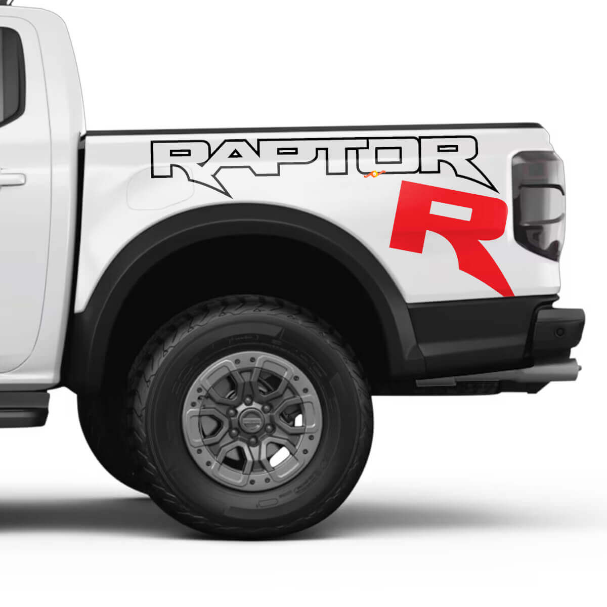 Adesivo in Vinile con Grafica Laterale per Bedside per Ford F-150 Raptor R