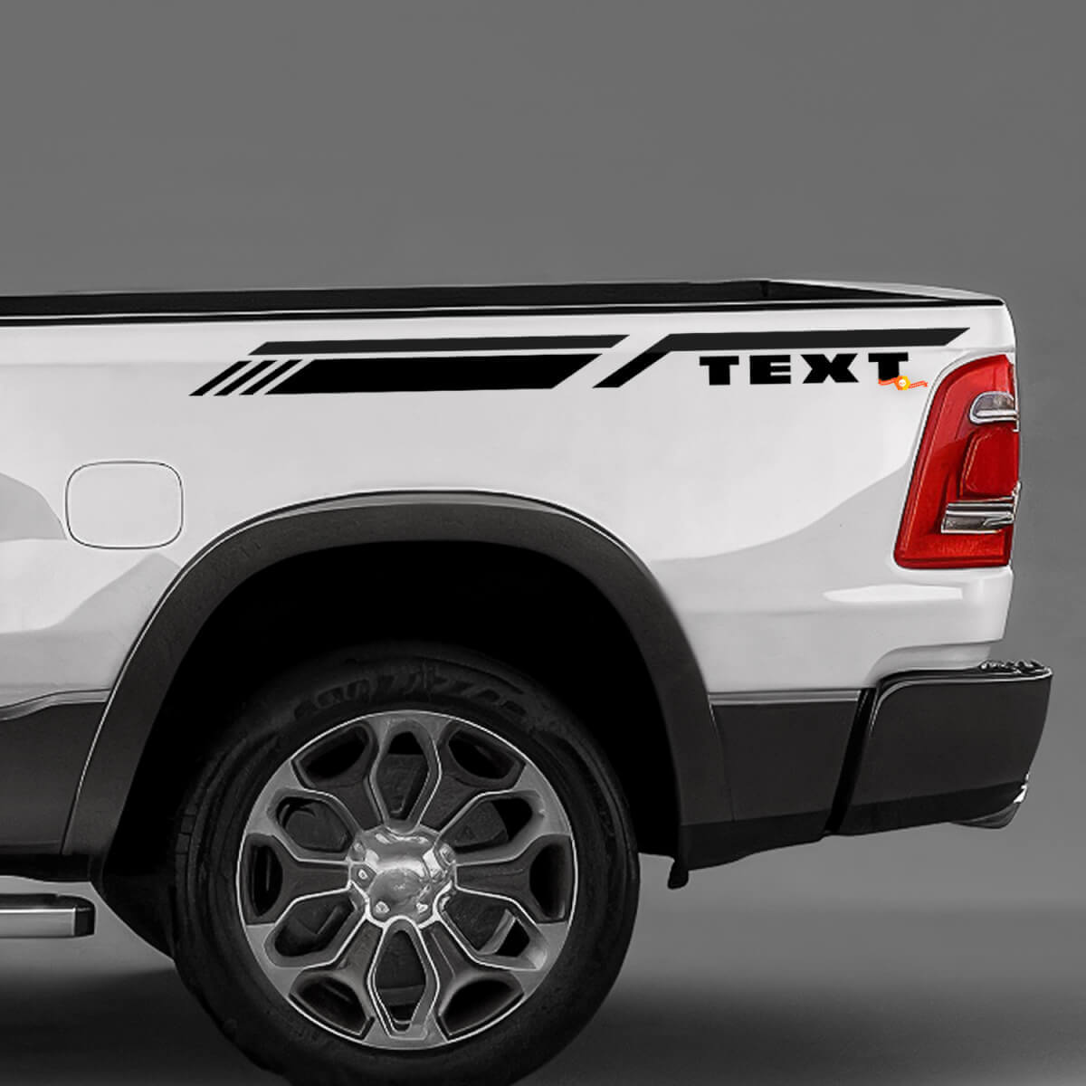 Strisce Adesive Laterali Personalizzate per Il Fianco del Letto per Dodge RAM 1500