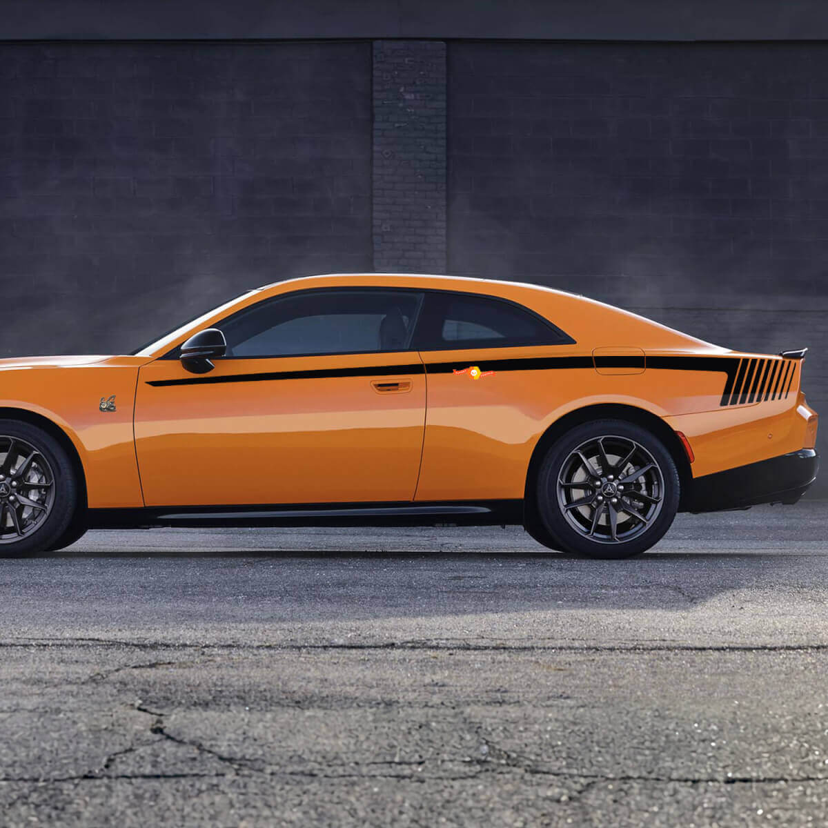 Kit di Adesivi in Vinile a Strisce Laterali Sixpack per Pannello Fianchettato Dodge Challenger