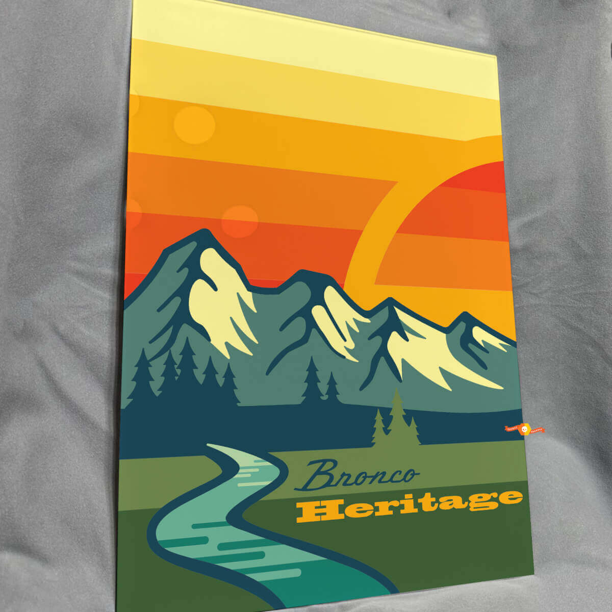 Pannello d'Arte Murale in Acrilico Lucido Heritage per appassionati di horse