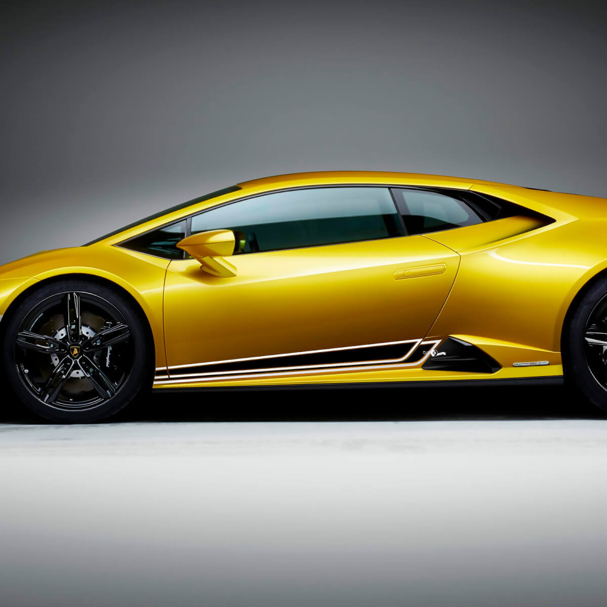 Strisce Laterali Adesivi in Vinile per Soglia Porta per Lamborghini Huracan Evo