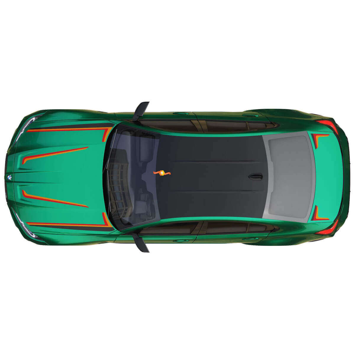 Adesivo in vinile con strisce laterali cofano bagagliaio M Performance per BMW M3 G80