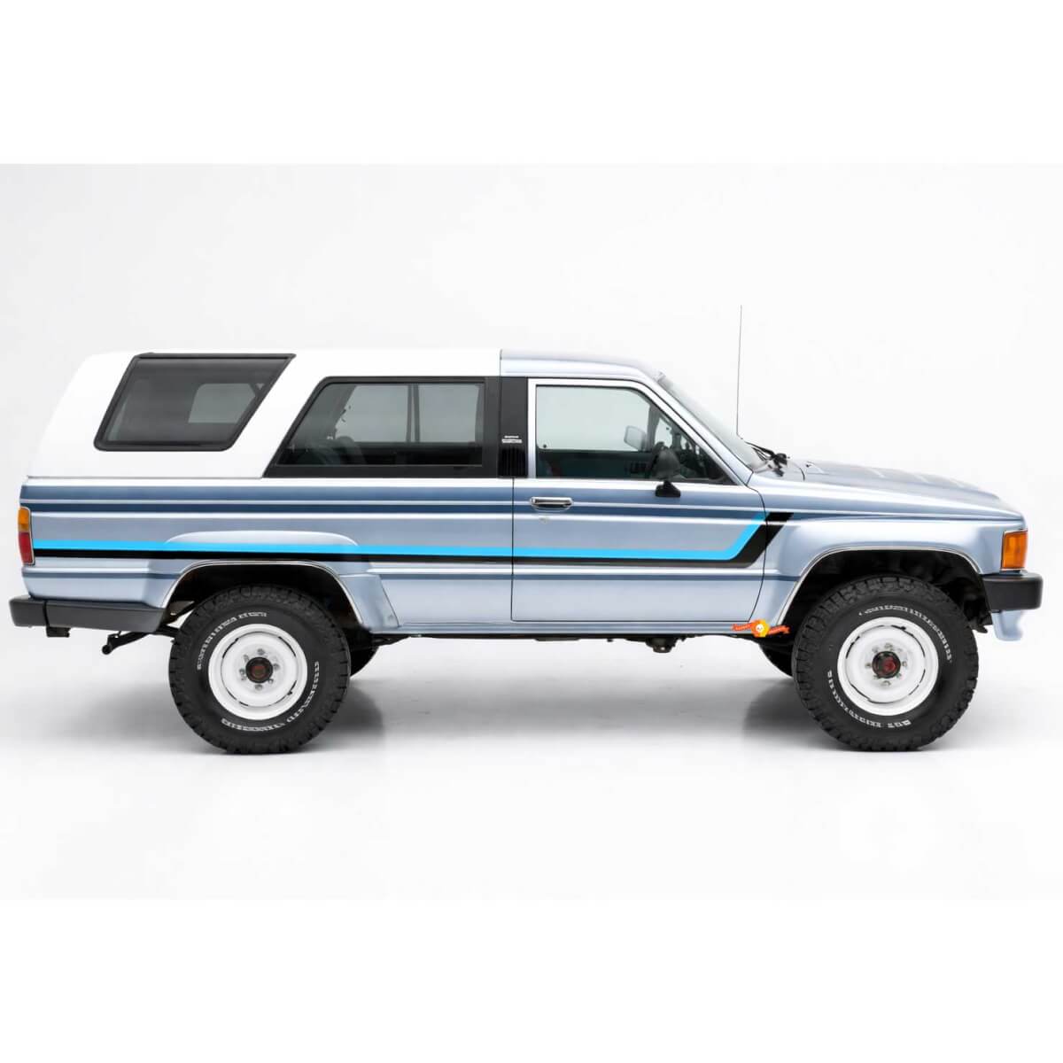 Adesivi in Vinile Laterali a Doppia Riga Stile Heritage per Toyota 4Runner 1984-1989