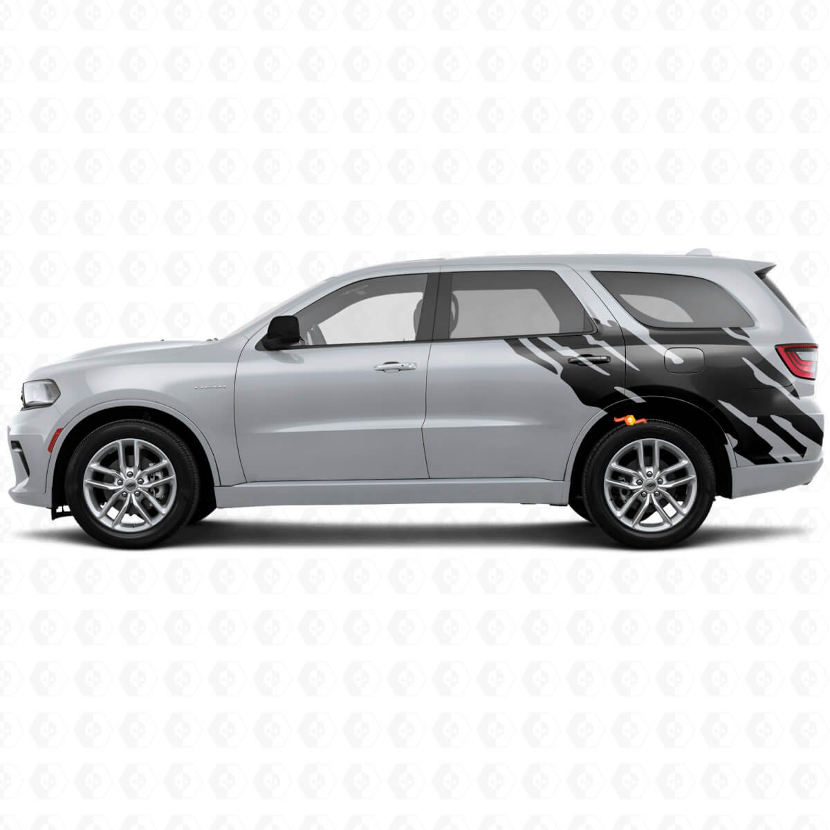 Adesivo in Vinile Grafica Spruzzi di Fango per Parte Posteriore Laterale Dodge Durango 2011+