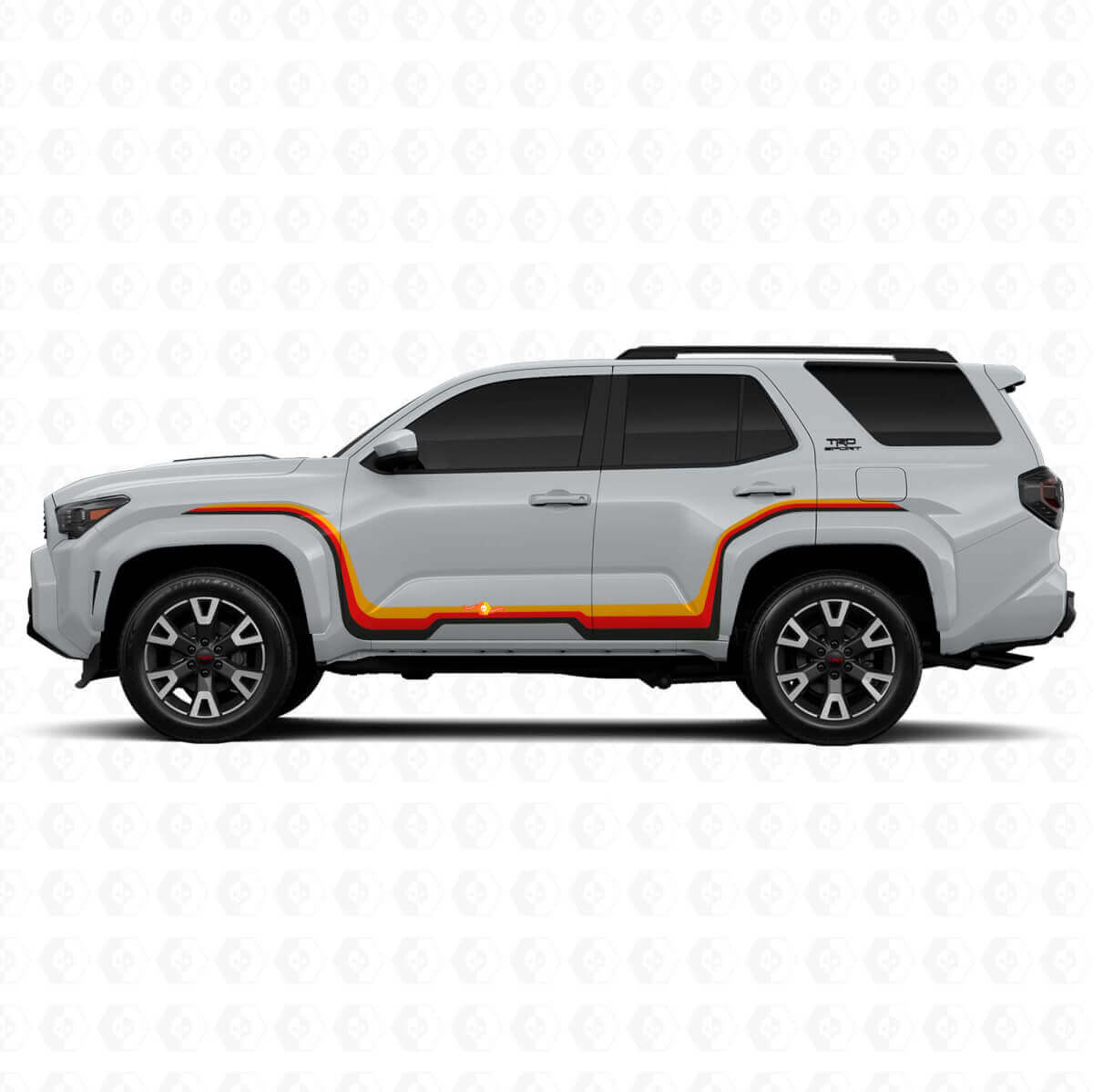 Kit Adesivi Vinile Strisce Laterali Triple Racing per Toyota 4Runner