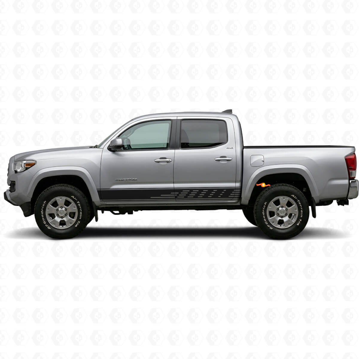 Adesivo in Vinile con Strisce Perforate per Sottoplancia Toyota Tacoma 2015-2023