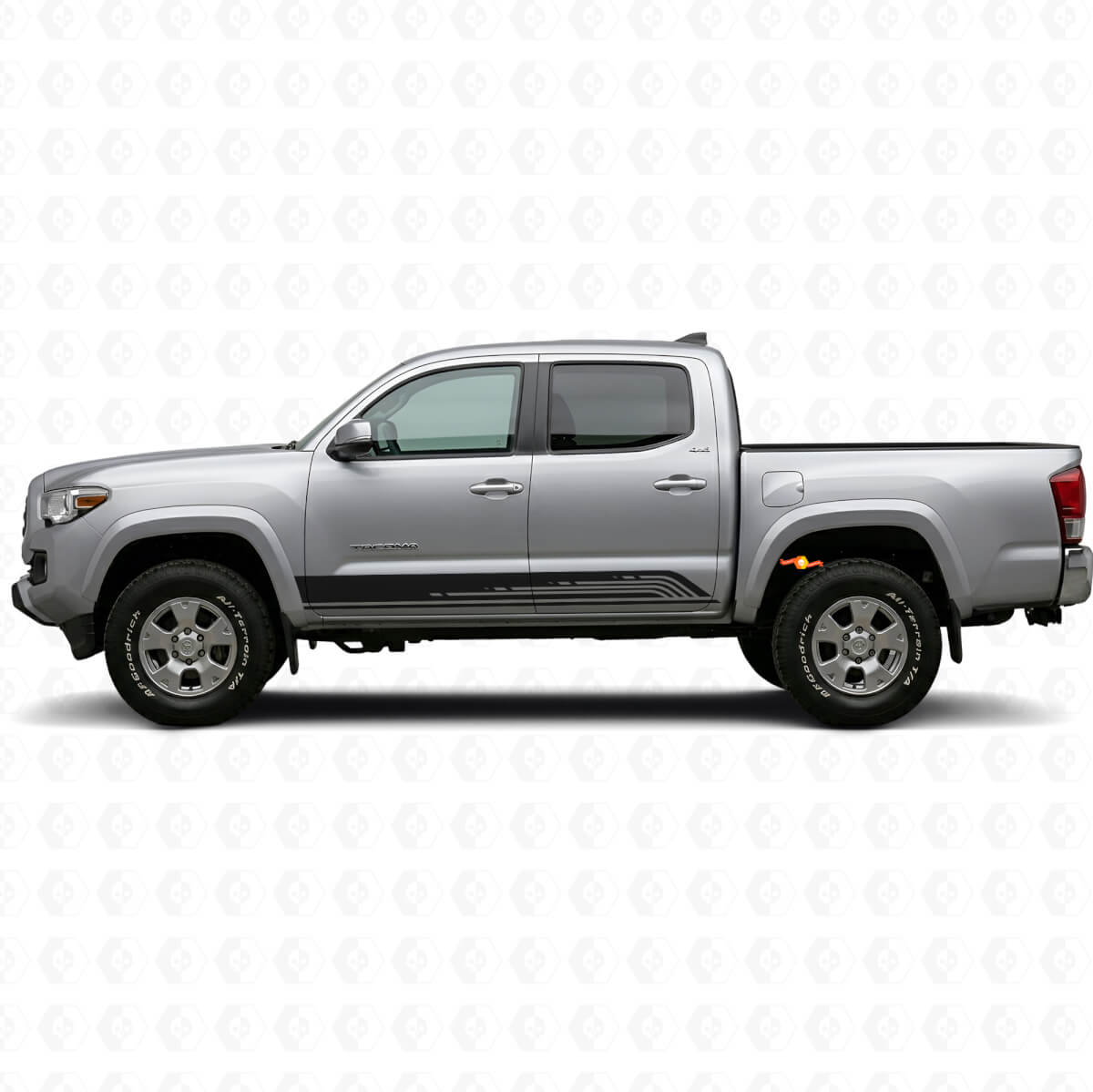 Adesivo in Vinile con Linee Curve per Sottoscocca Toyota Tacoma 2015-2023