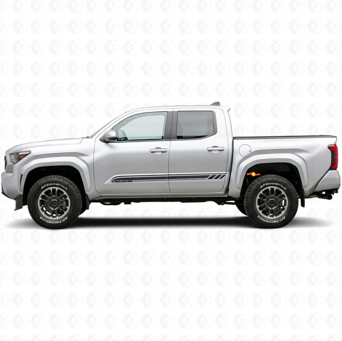 Adesivo in vinile a strisce laterali per porta Toyota Tacoma 2023