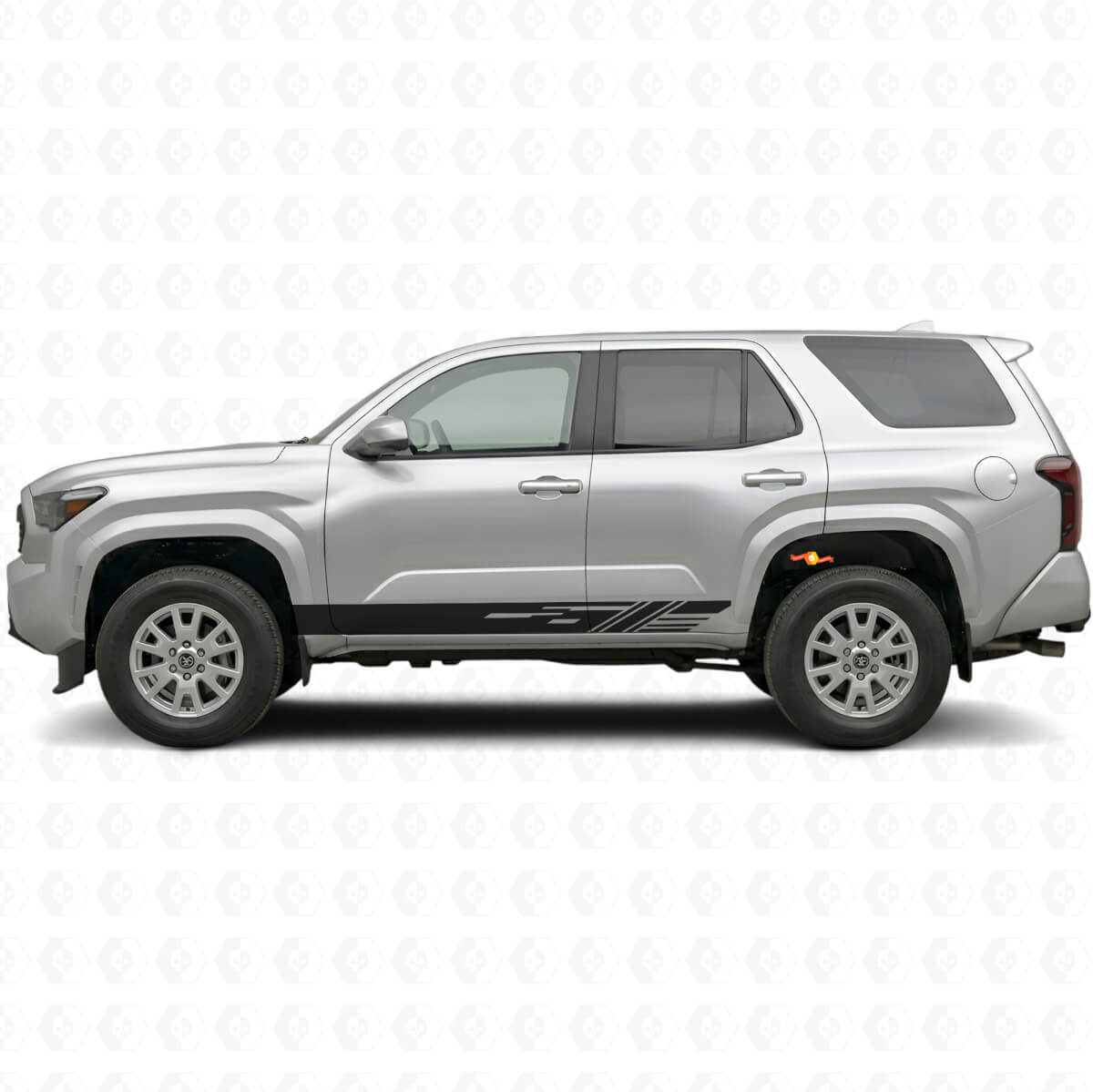 Adesivo in Vinile con Strisce Decorative per Battitacco Toyota 4Runner 2024+