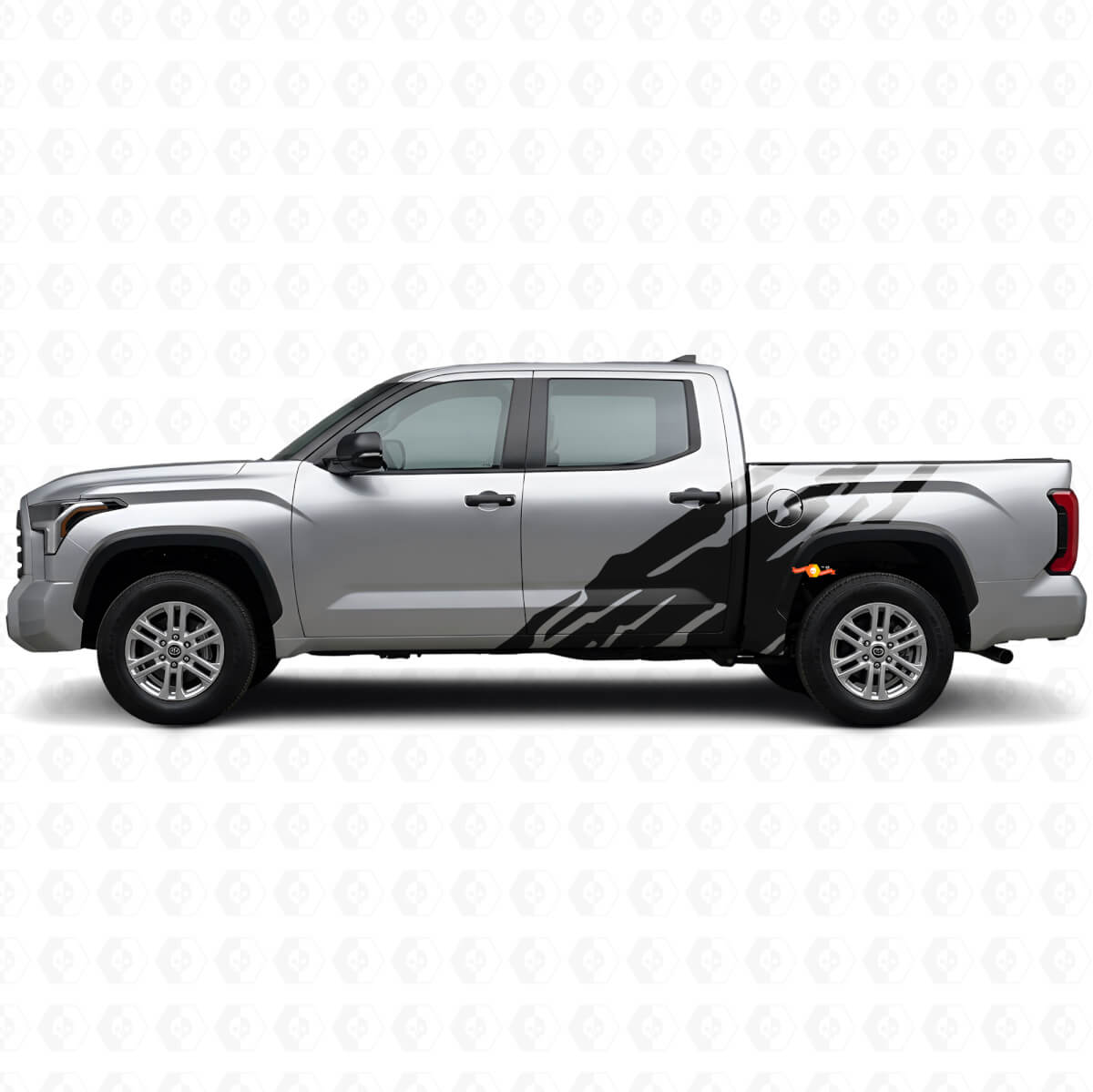 Adesivo Laterale in Vinile con Grafica Schizzi di Fango per Toyota Tundra 2022+
