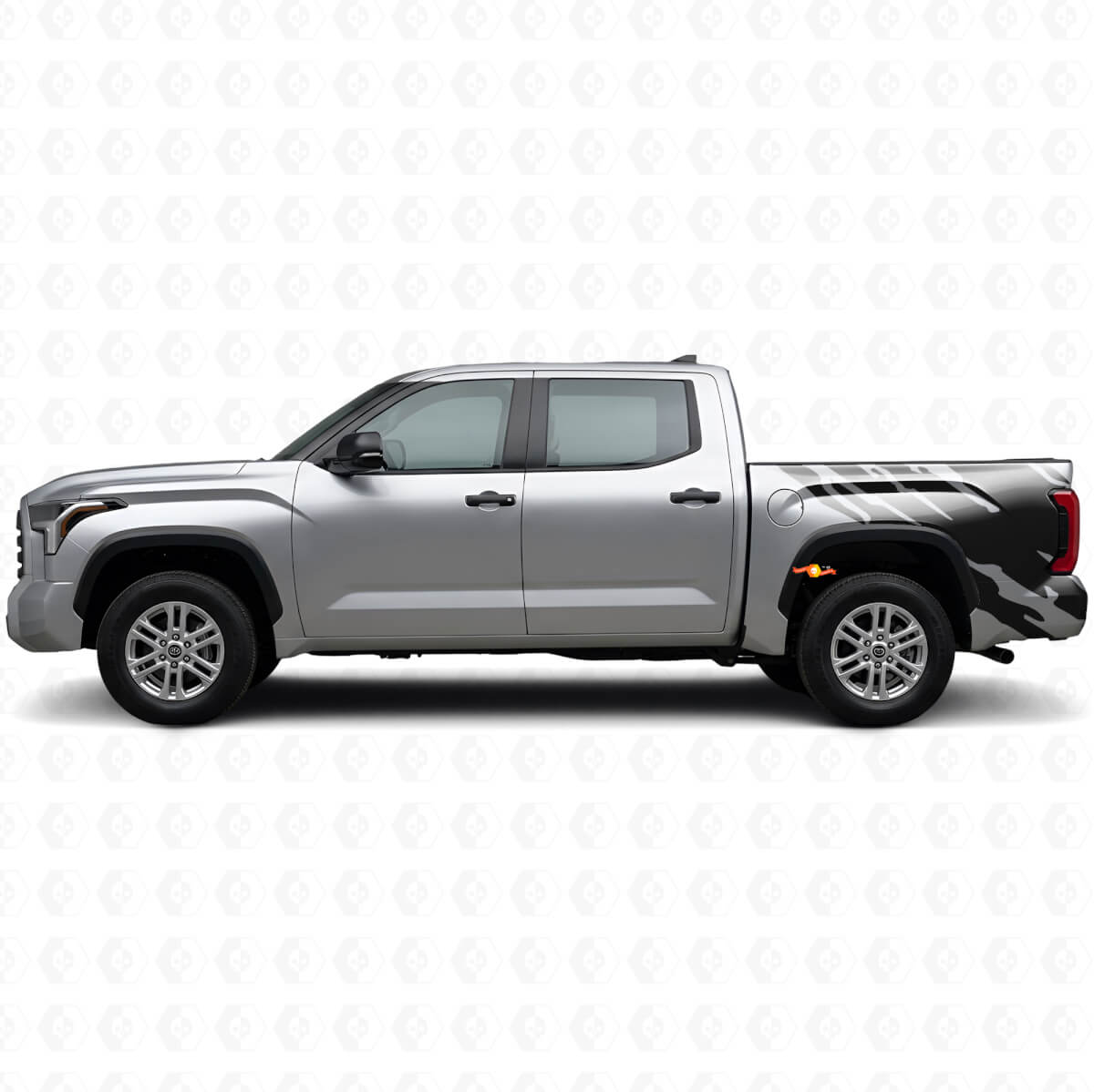 Adesivo in vinile grafica schizzi di fango posteriore per Toyota Tundra 2022+