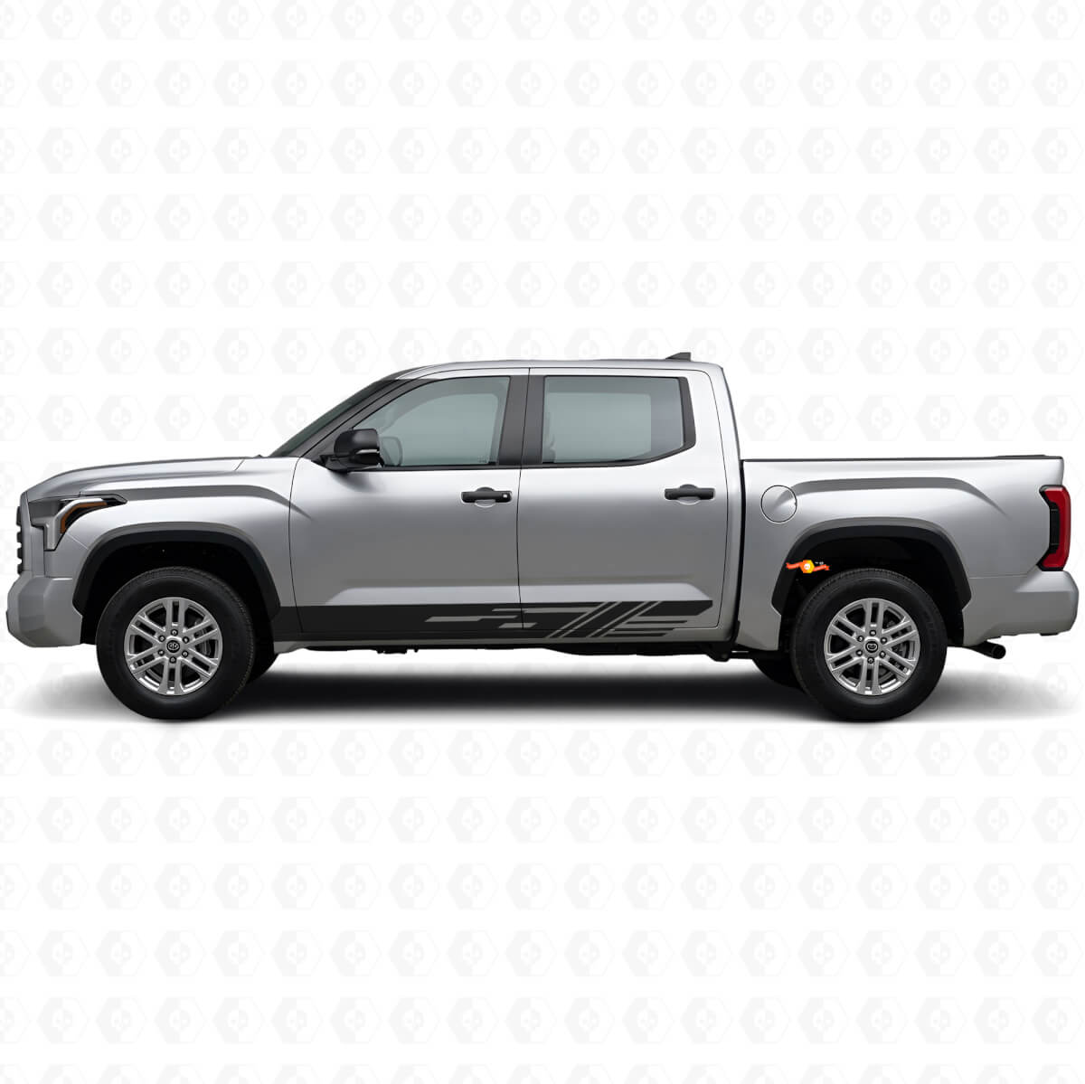 Adesivo in Vinile con Strisce Decorative per Minigonna Toyota Tundra 2022+