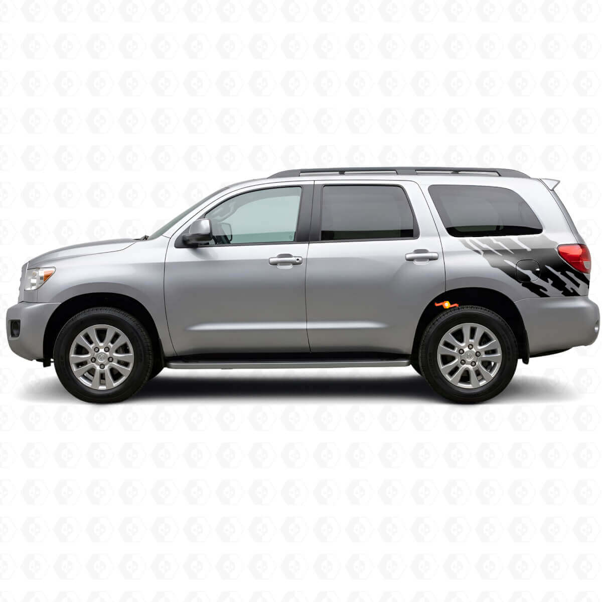 Adesivo in Vinile Grafica Spruzzi di Fango Retro Laterale per Toyota Sequoia 2007-2022