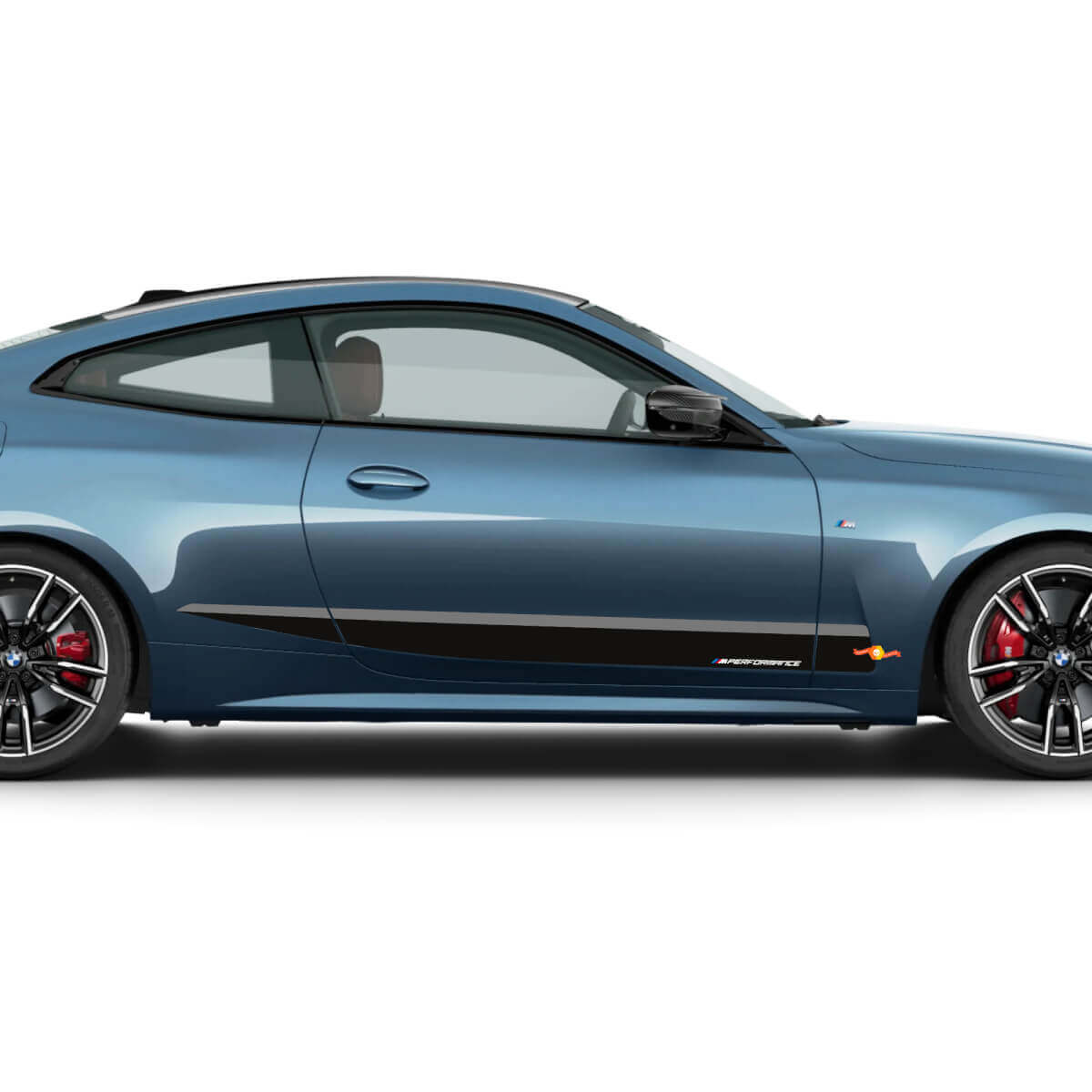 Adesivo Vinilico M Performance Strisce Laterali per BMW M440i