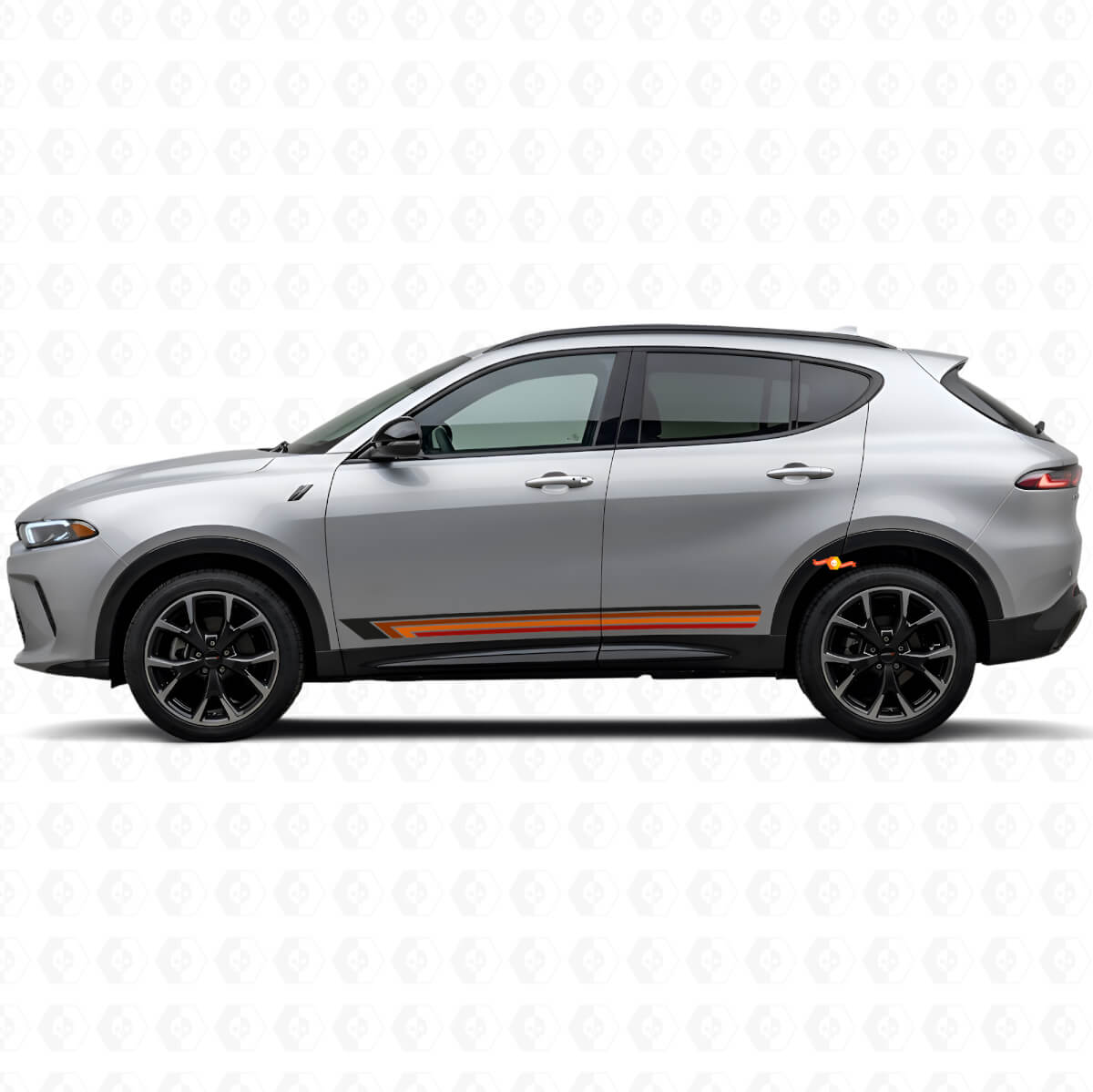Adesivo Laterale in Vinile con Strisce Diritte Vintage per Hornet 2023+