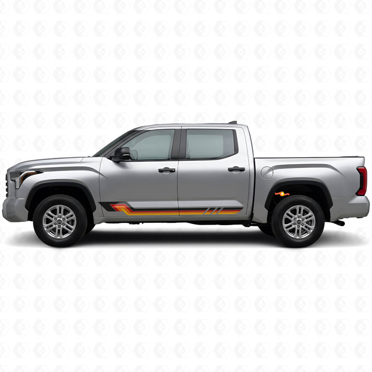Adesivo in Vinile con Strisce Laterali Stile Vintage per Toyota Tundra 2022+