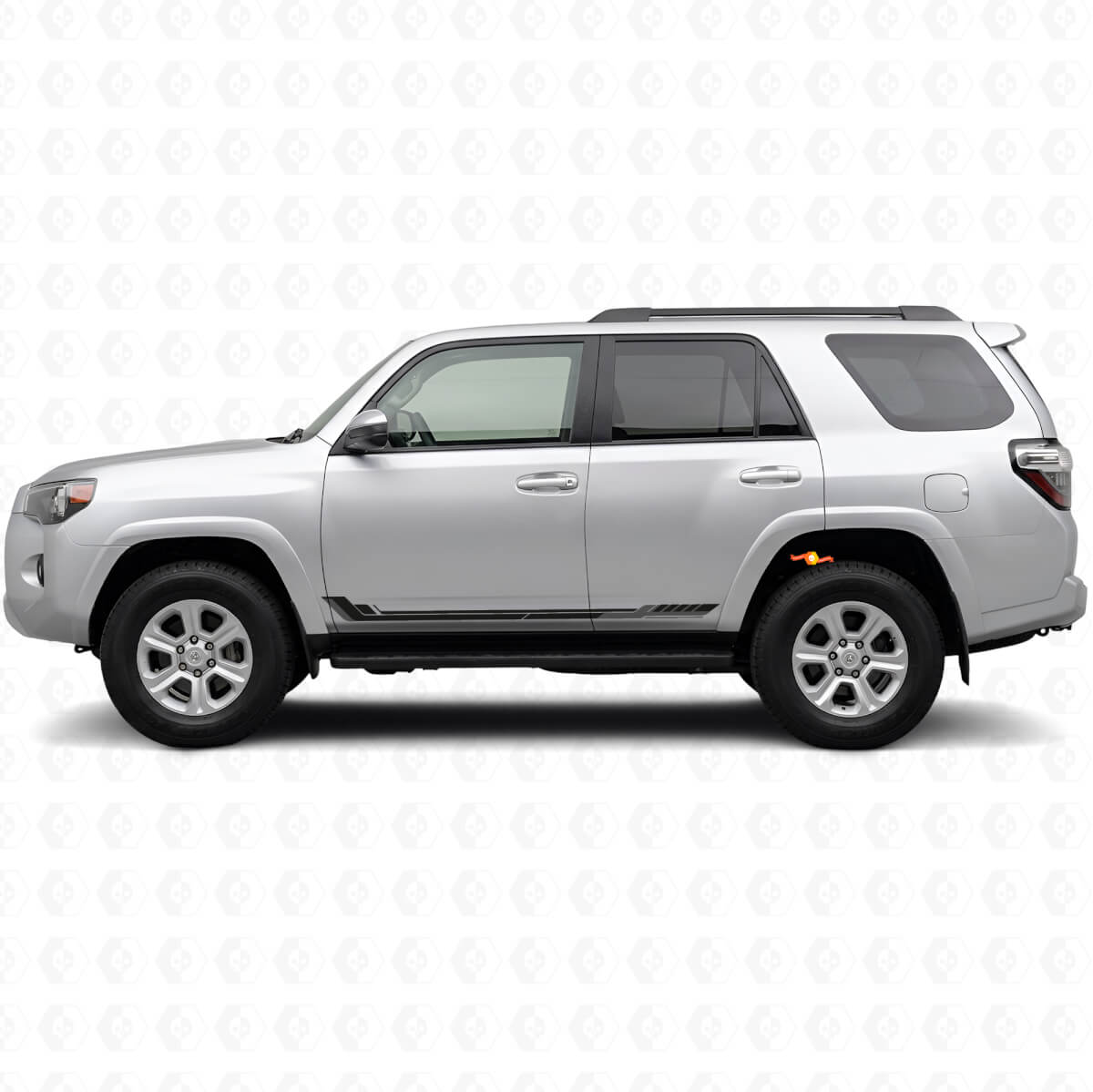 Adesivo in Vinile a Strisce Laterali Stile Racing per Toyota 4Runner 2009-2024