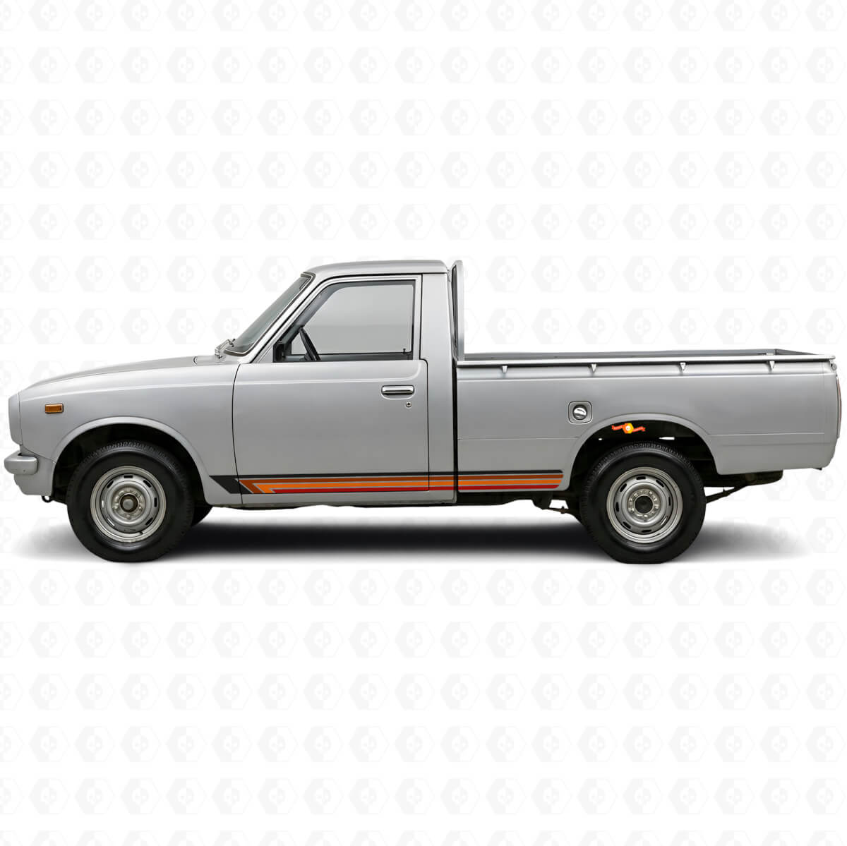 Strisce Vintage Lineari Adesivo Laterale in Vinile per Toyota Hilux 1968-1972