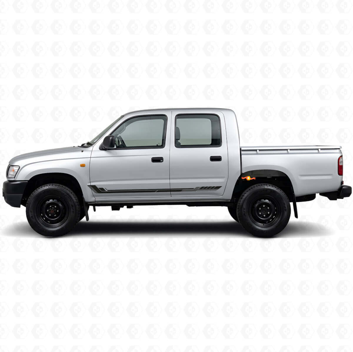 Adesivo in Vinile a Strisce Laterali Stile Racing per Toyota Hilux 1997-2004