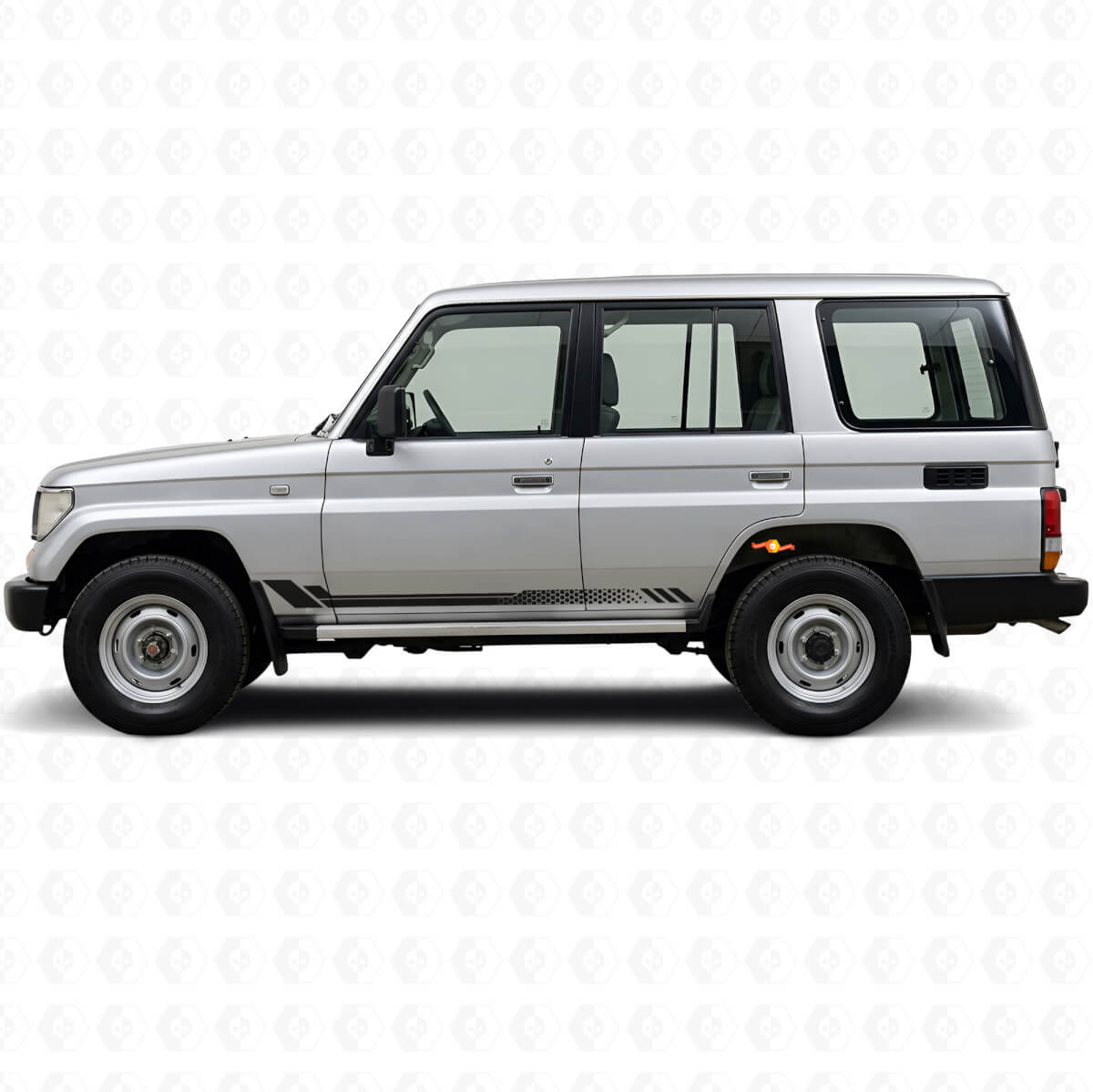 Adesivo Laterale a Strisce a Nido d'Ape per Toyota Land Cruiser Prado 1990-1996